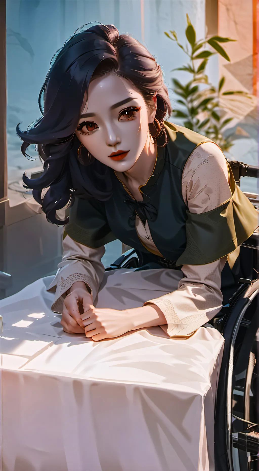 ai character: Lucy  background