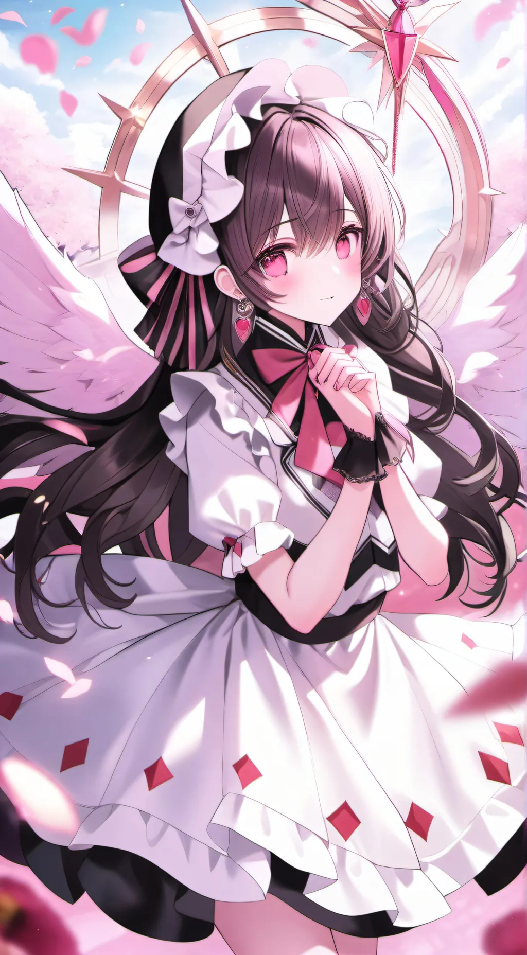 ai character: guardian angel background