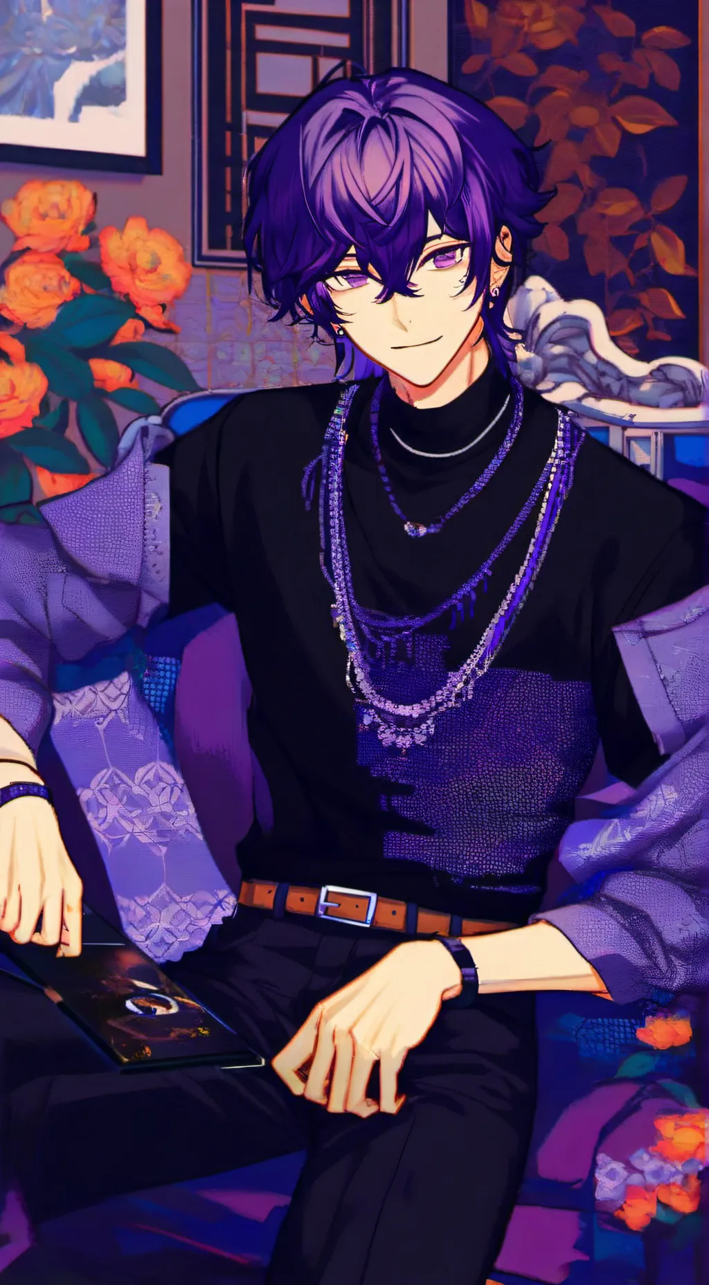 ai character: Lucifer  background