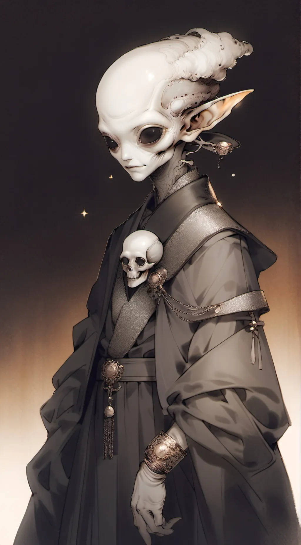 ai character: mha alien background