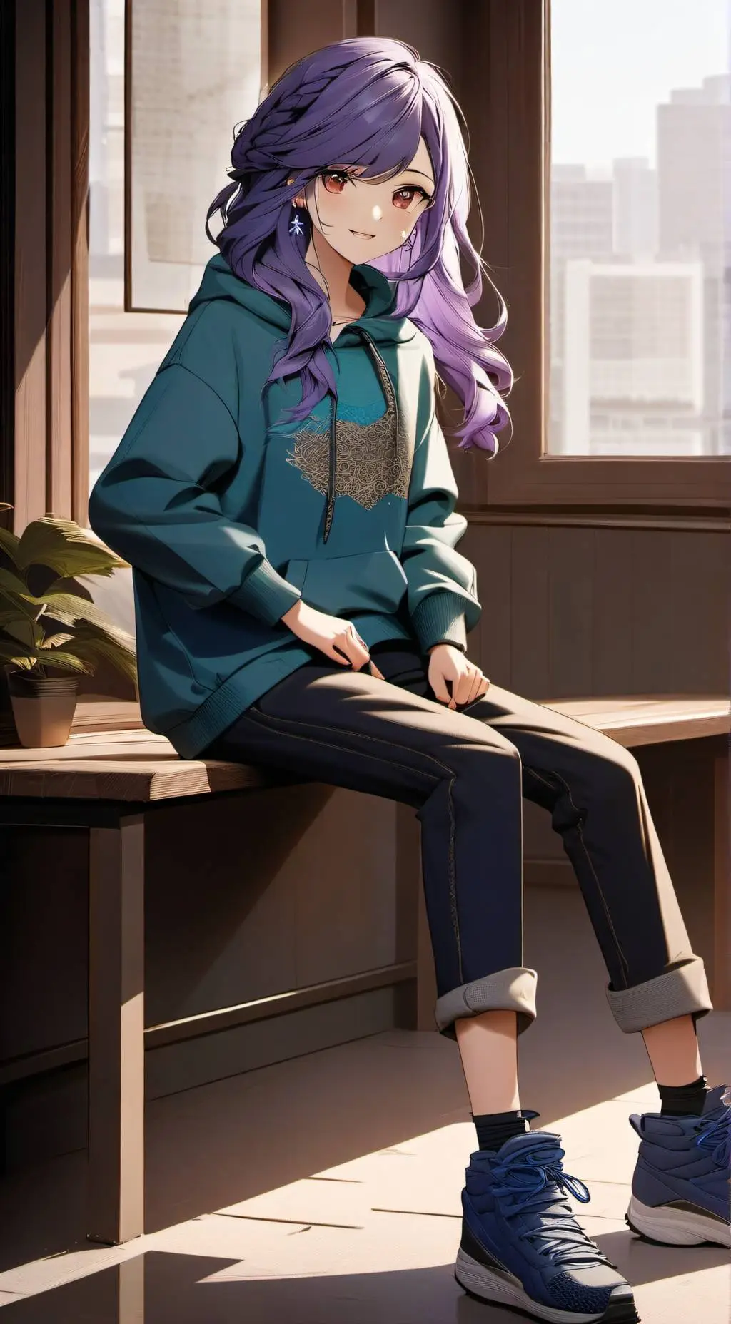 ai character: Maddie background