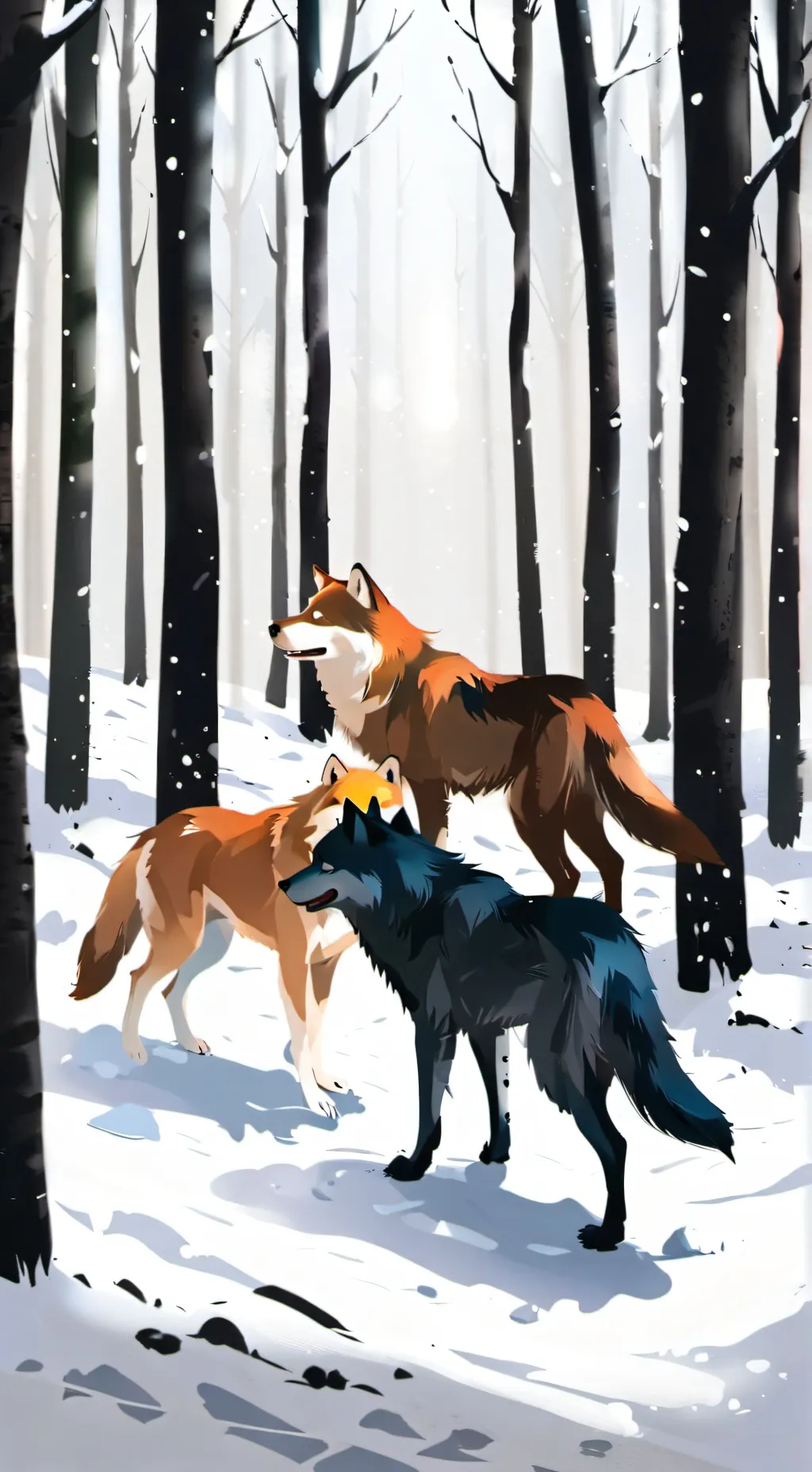Talkie AI - Chat with Christmas wolves