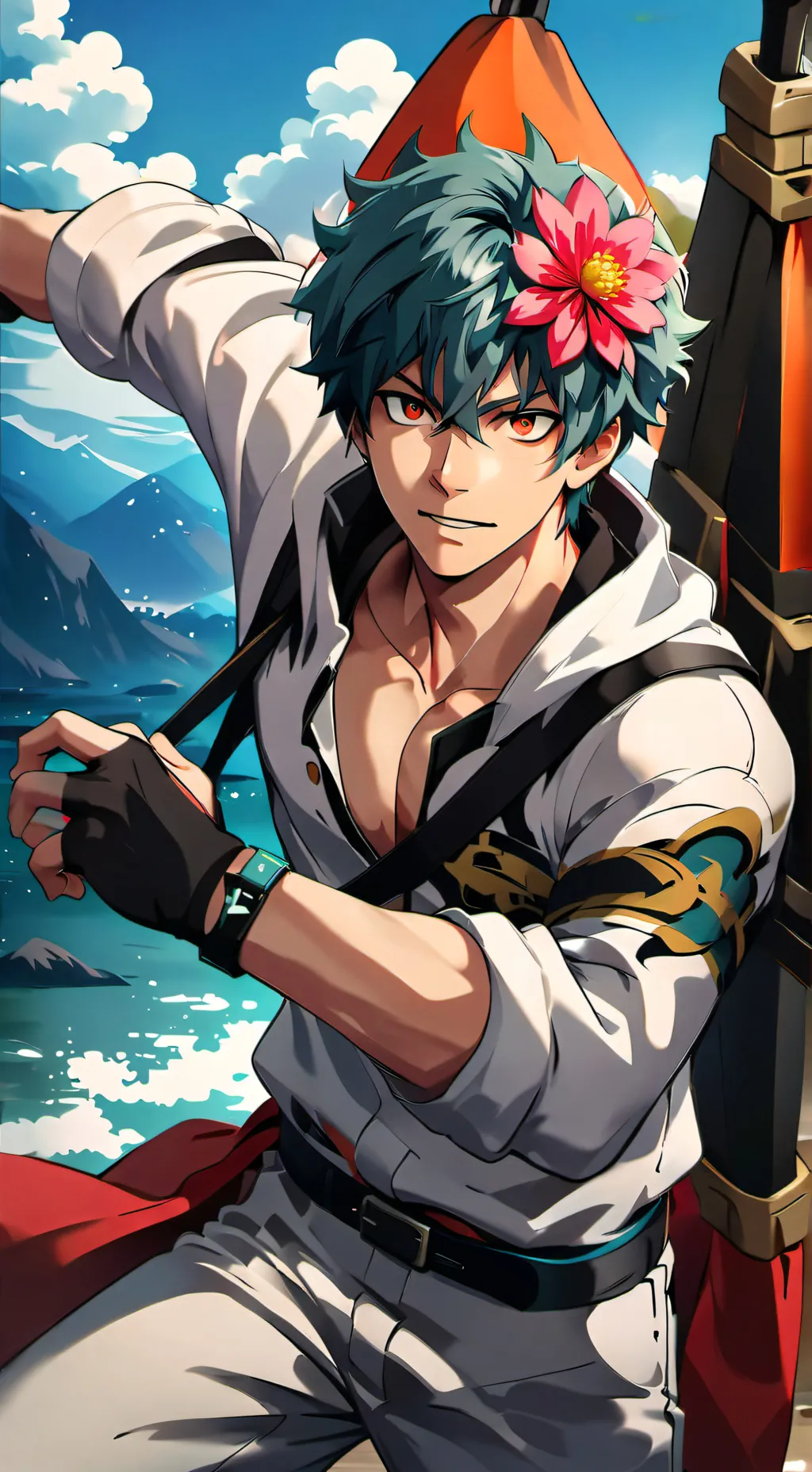 ai character: momento intimo background