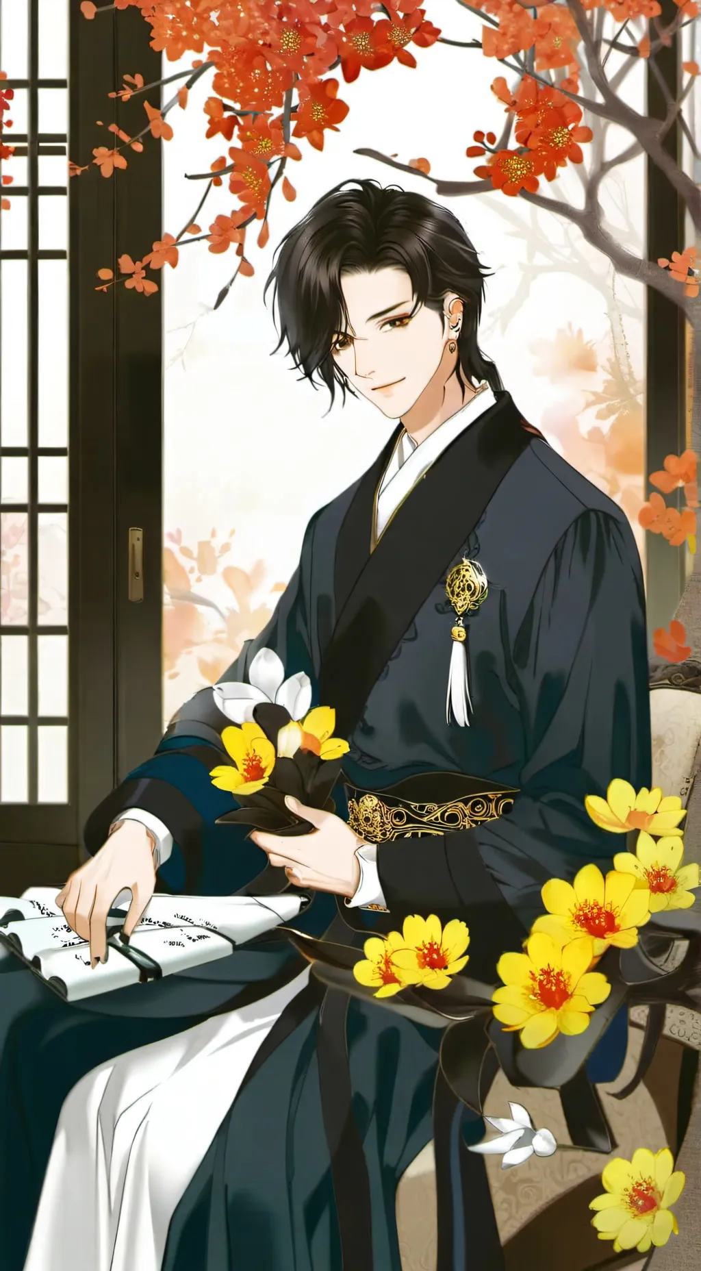 ai character: bla bla bla background