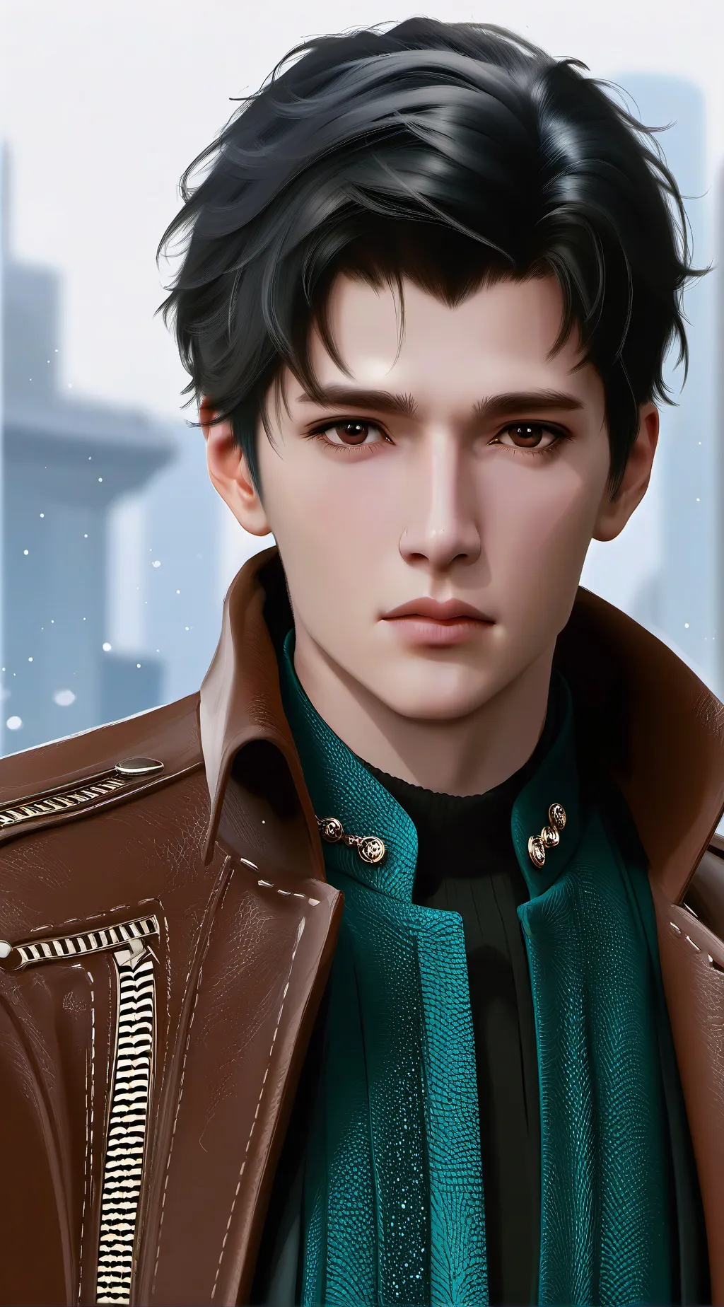 ai character: Kim lee  background