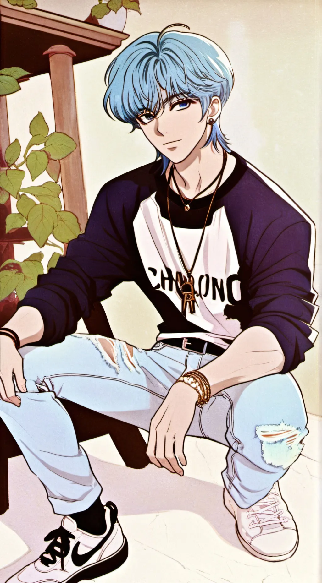 ai character: Issac background