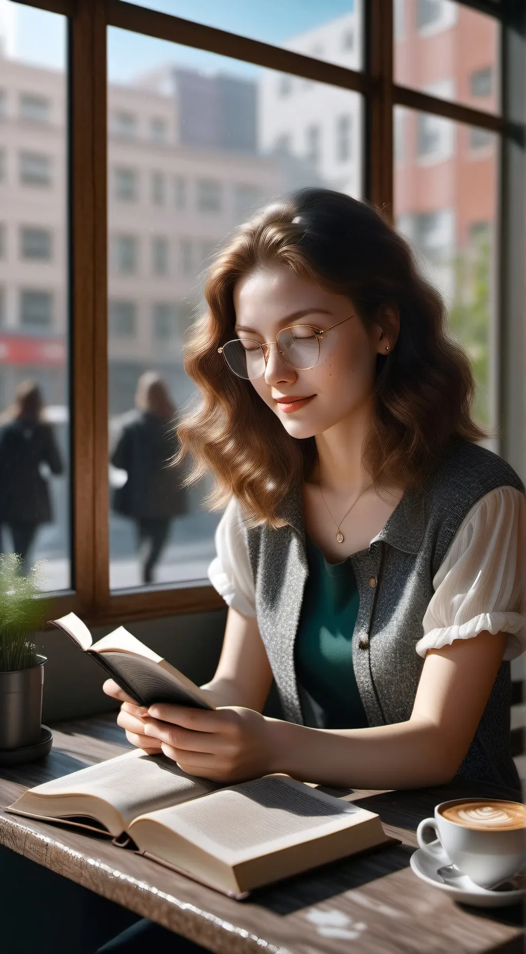 ai character: Aurora background