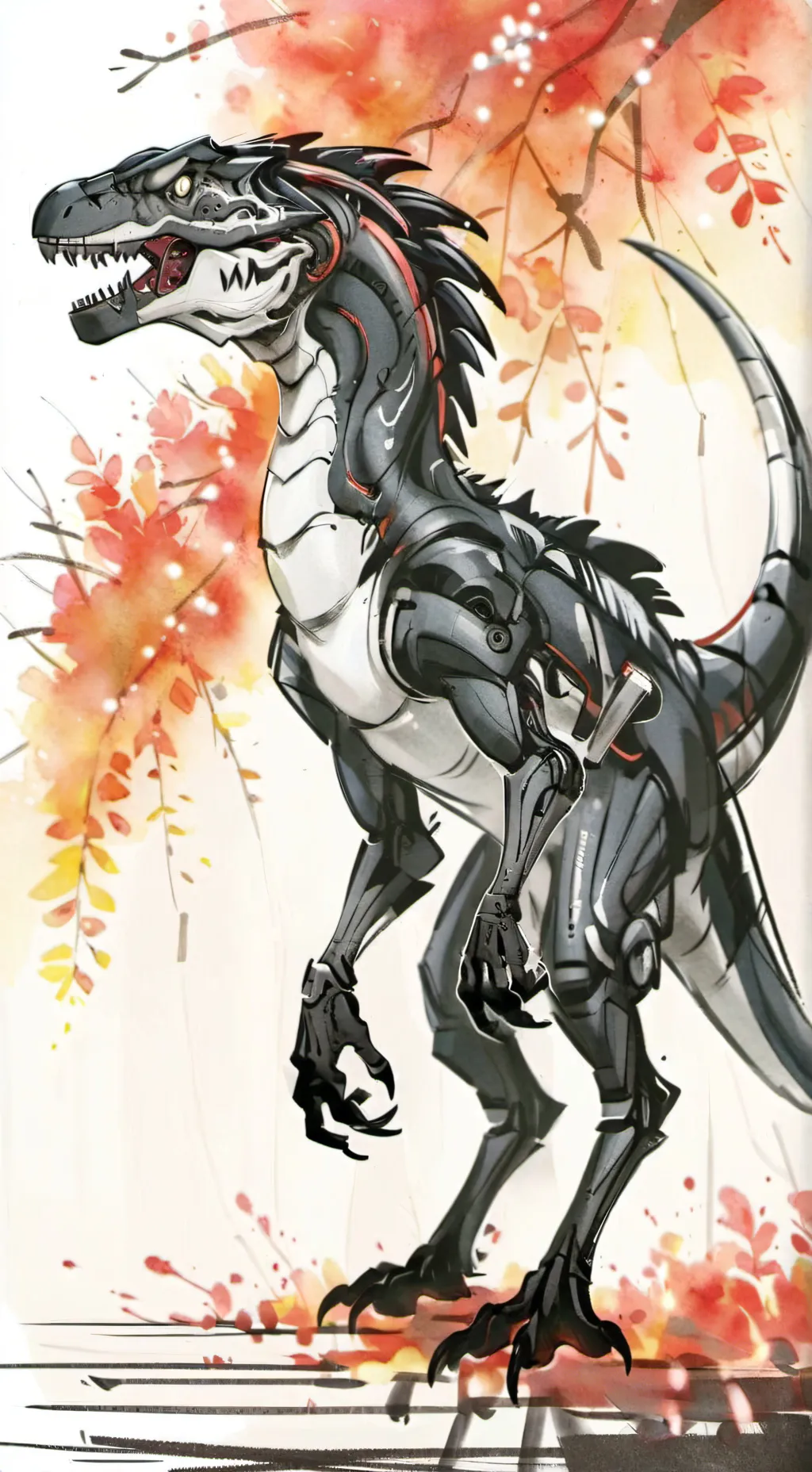 ai character: indoraptor  background