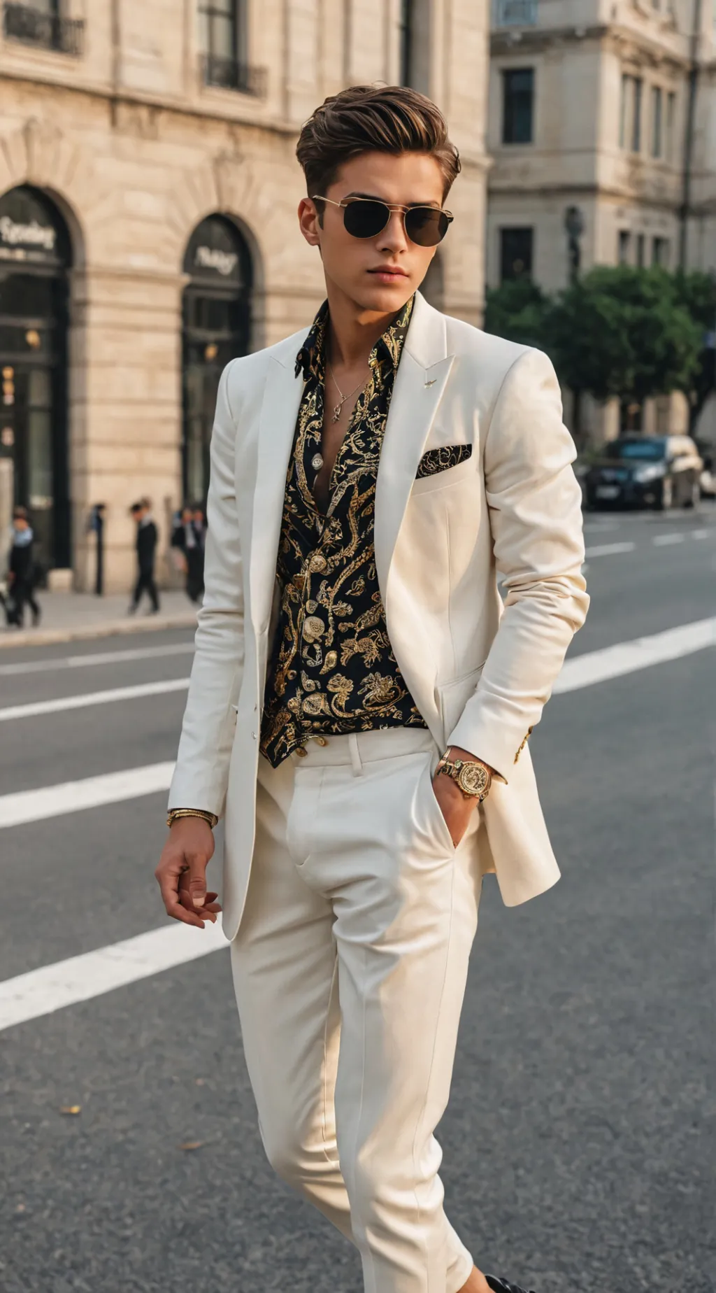 ai character: Liam Hemsworth background