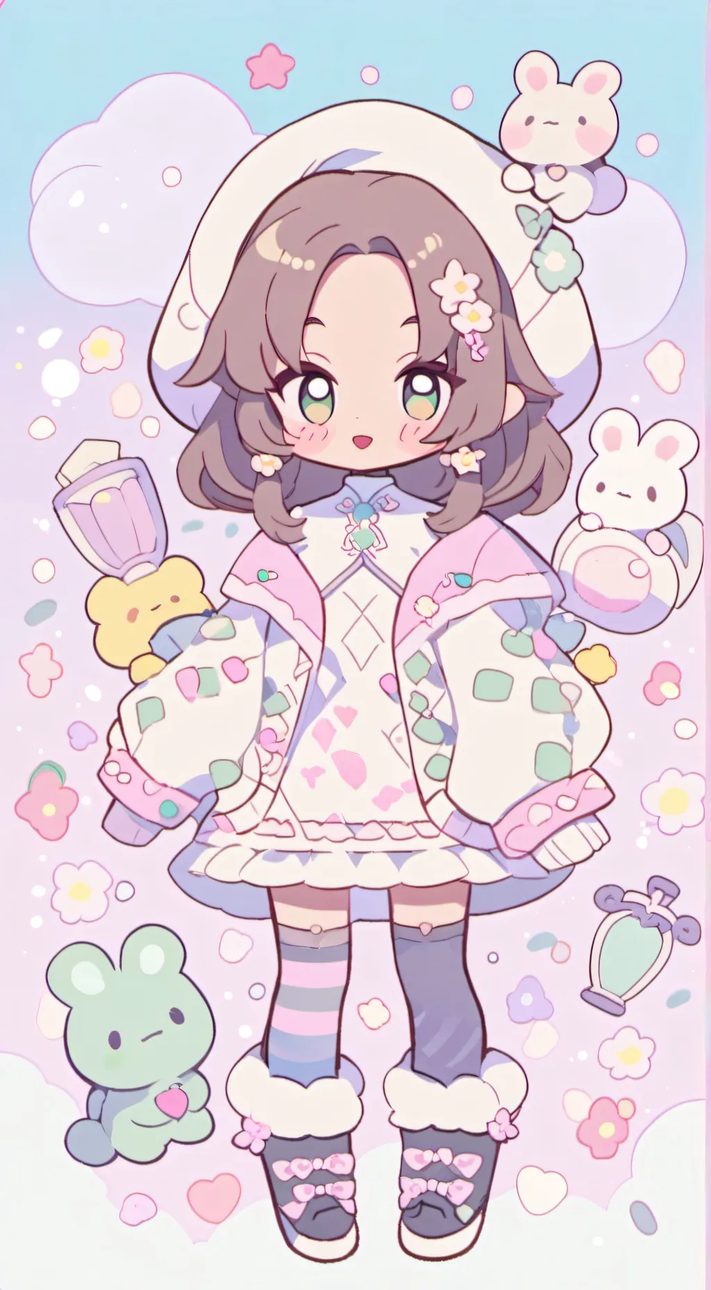 ai character: Ally background