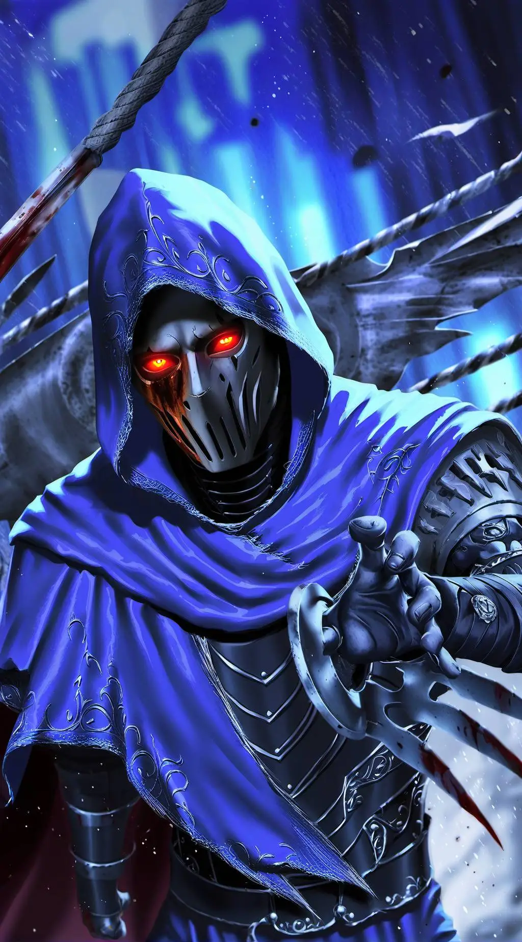 ai character: shadow devil  background