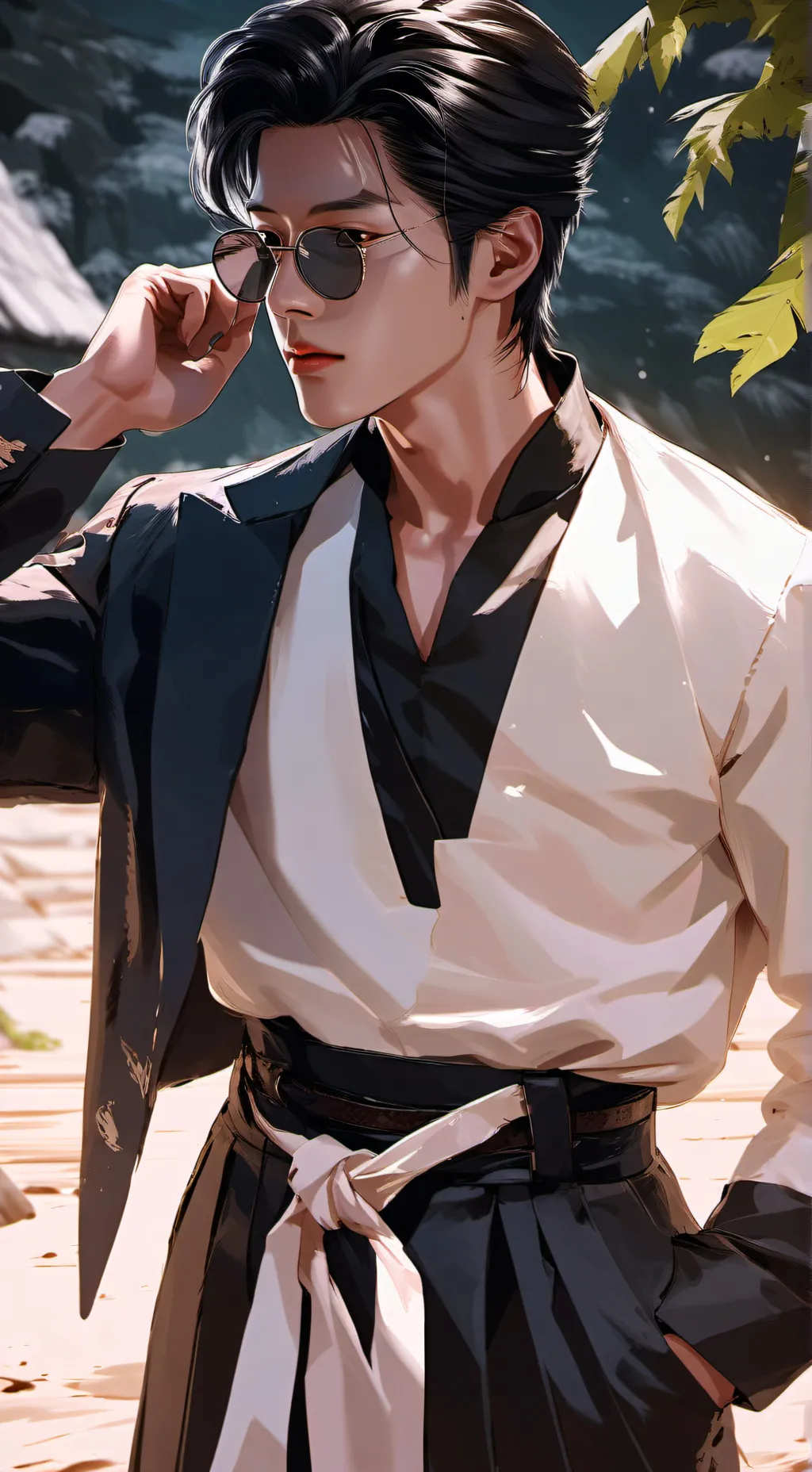 ai character: Machei background