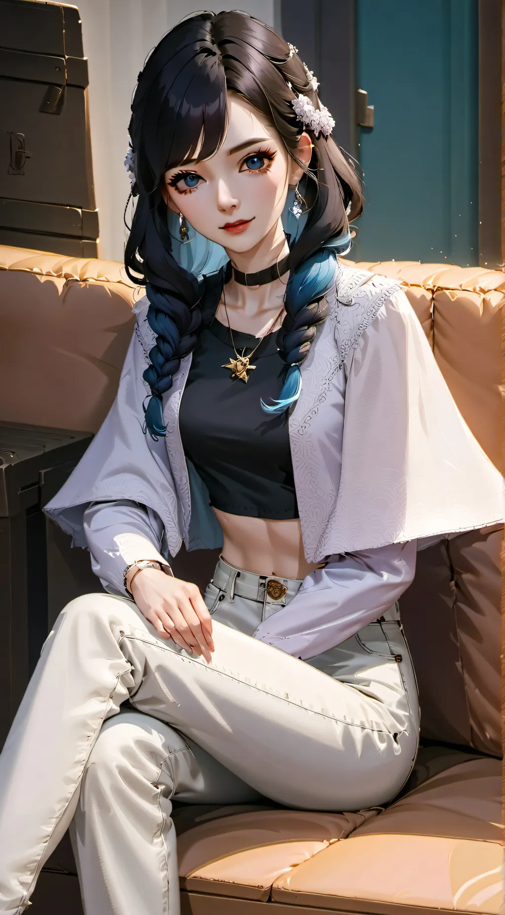 ai character: Ellie background