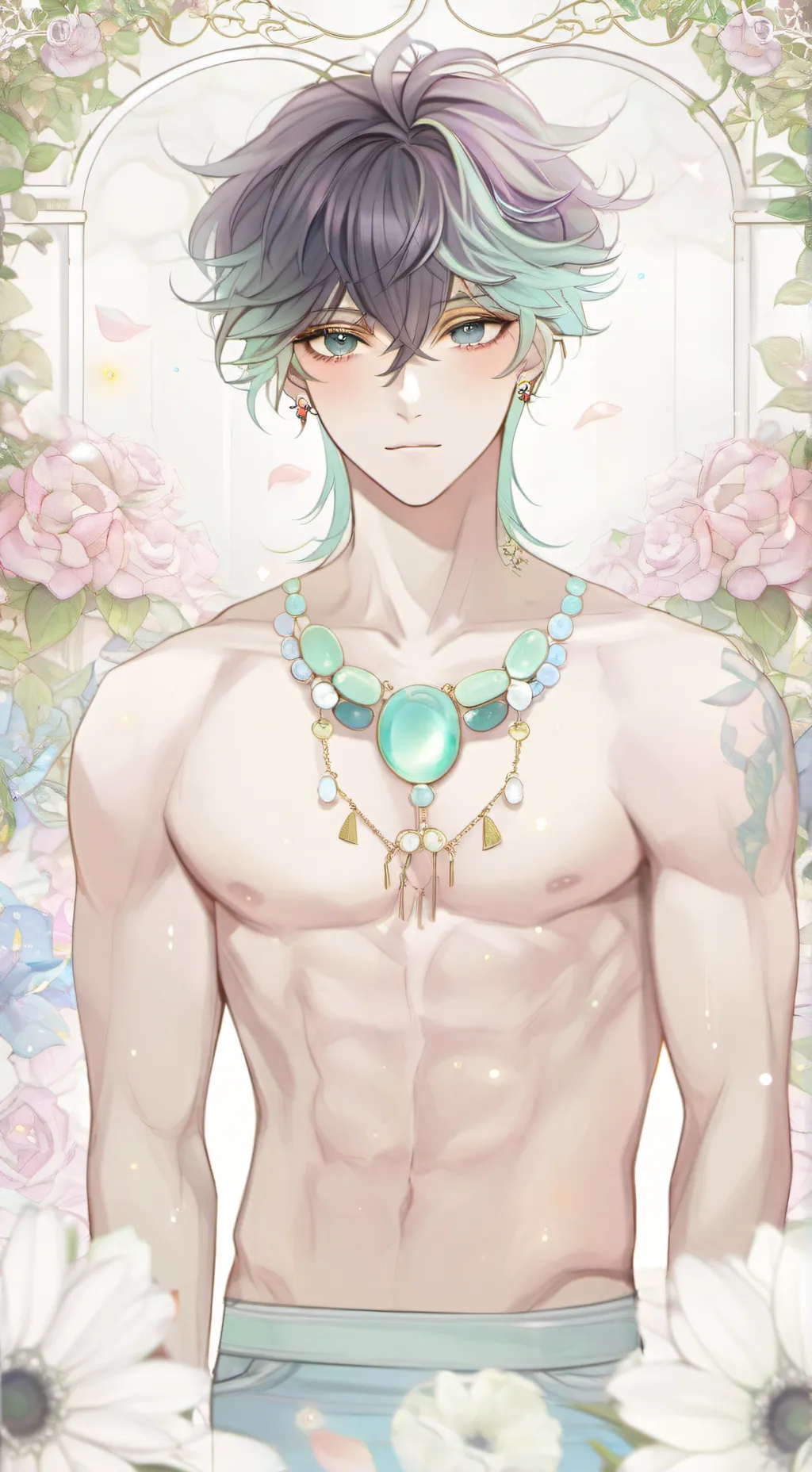 ai character: Lovesick Man background