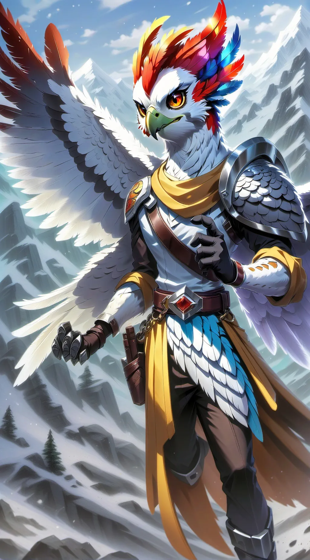 ai character: sklli background