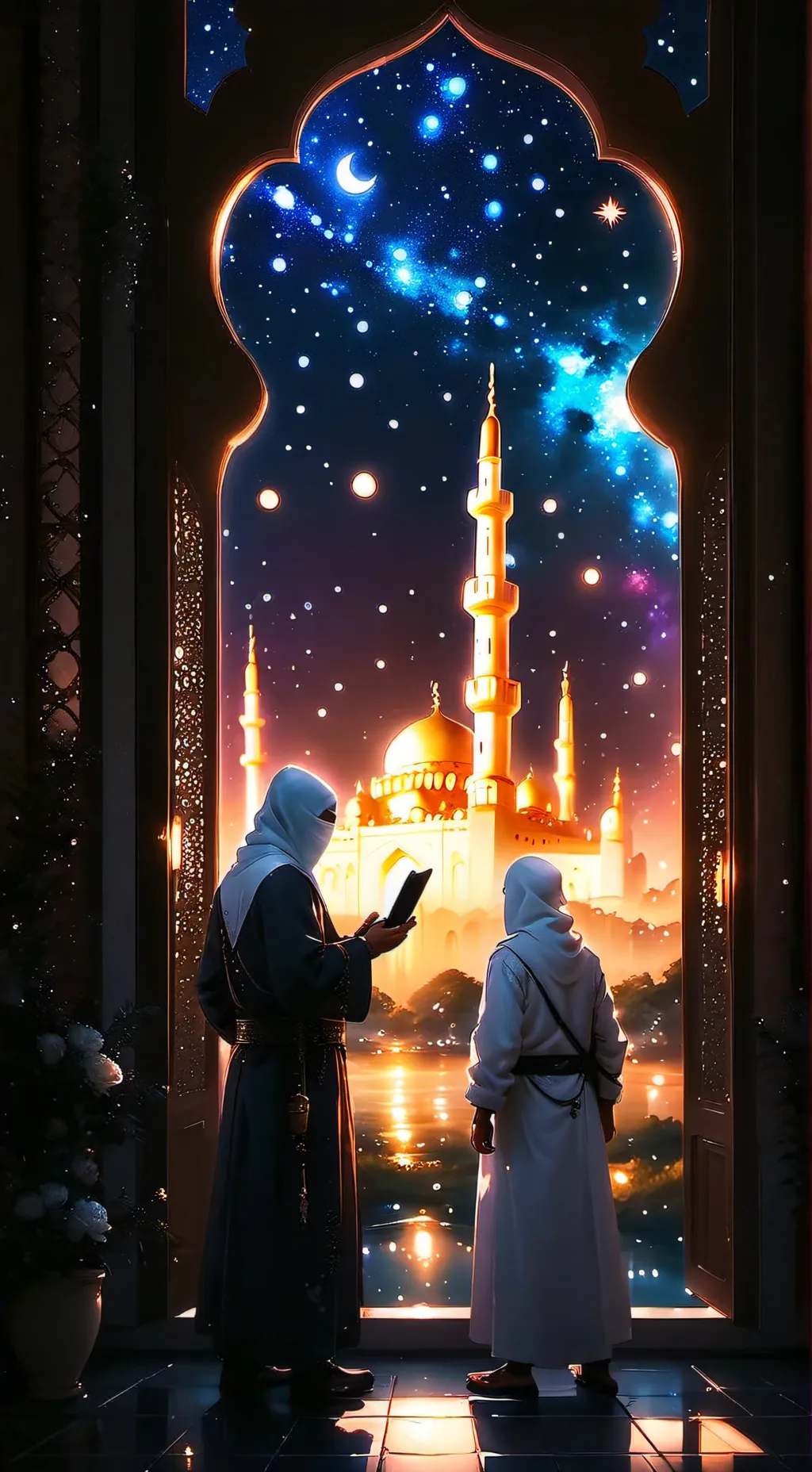 ai character: sprunki islam background