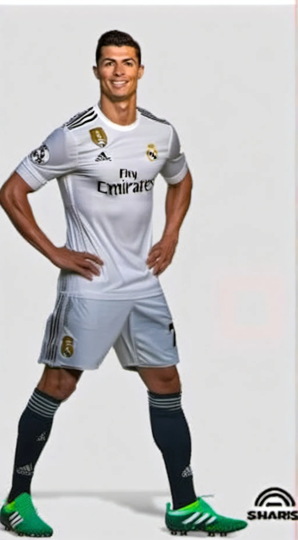 ai character: CRISTIANO RONALDO background