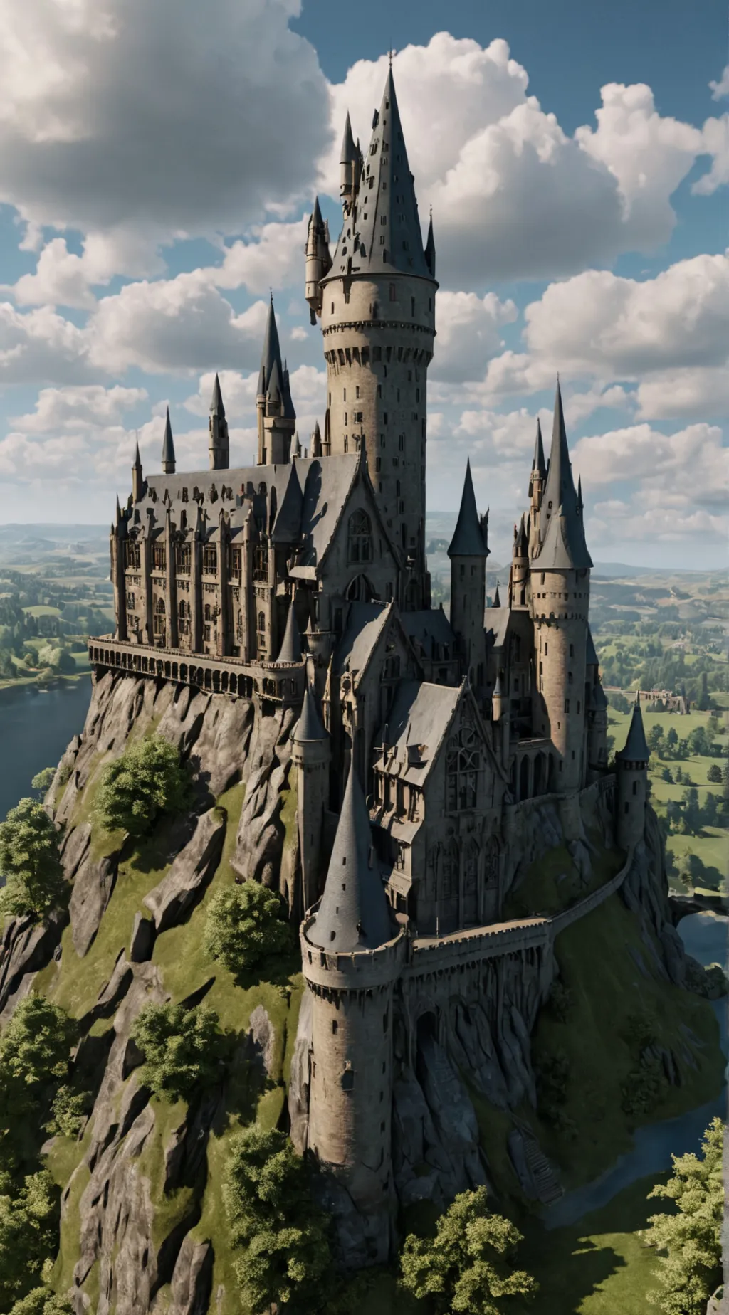 ai character: Hogwarts❤️ background