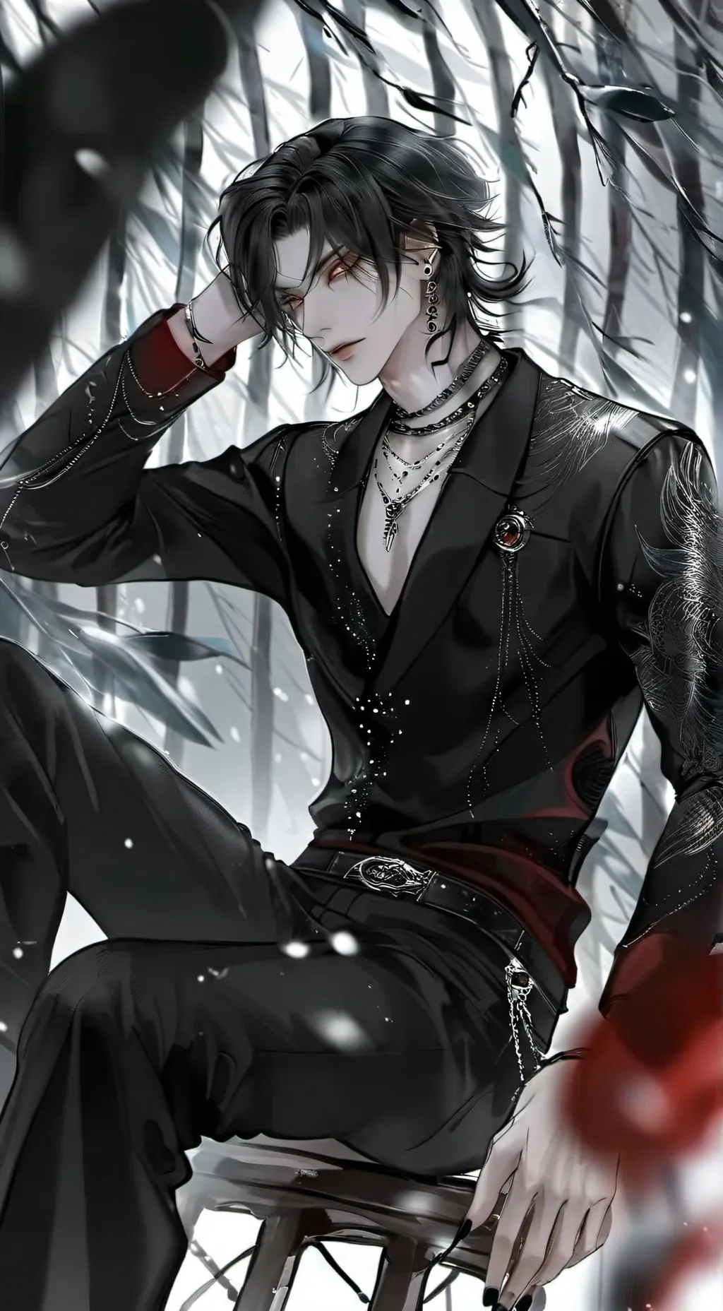 ai character: Xavier  background