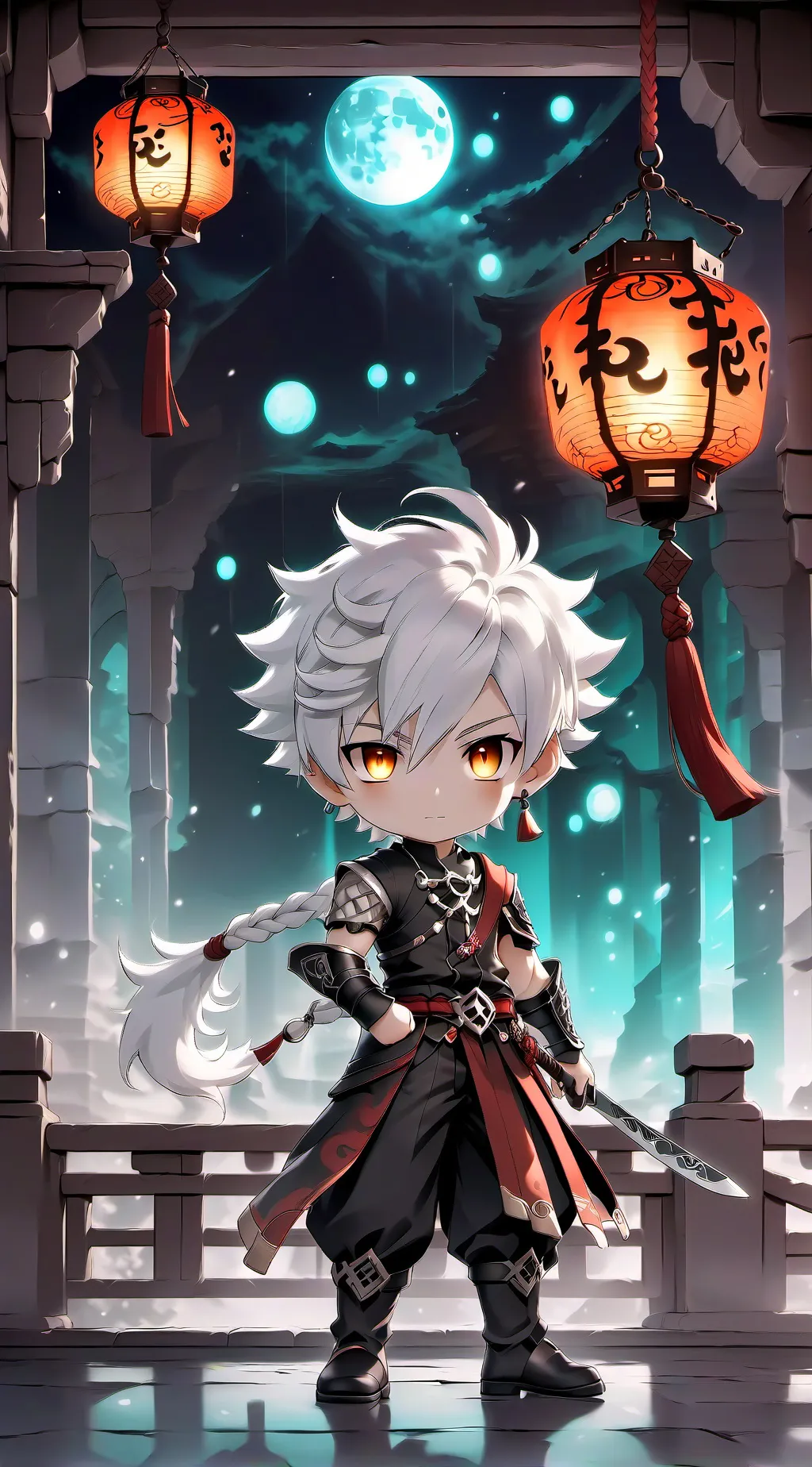 ai character: Ахи background