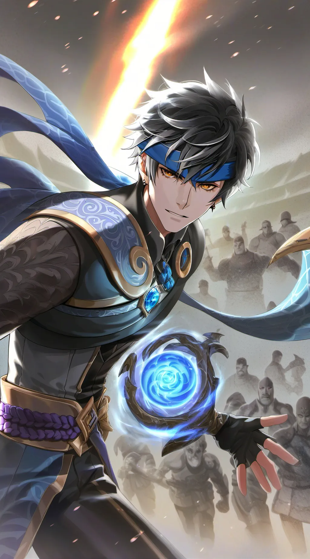 ai character: Zain  background