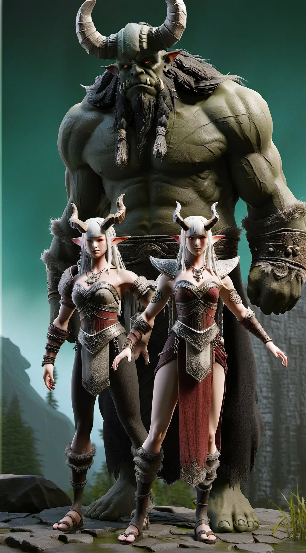 ai character: Dungeon Lord background