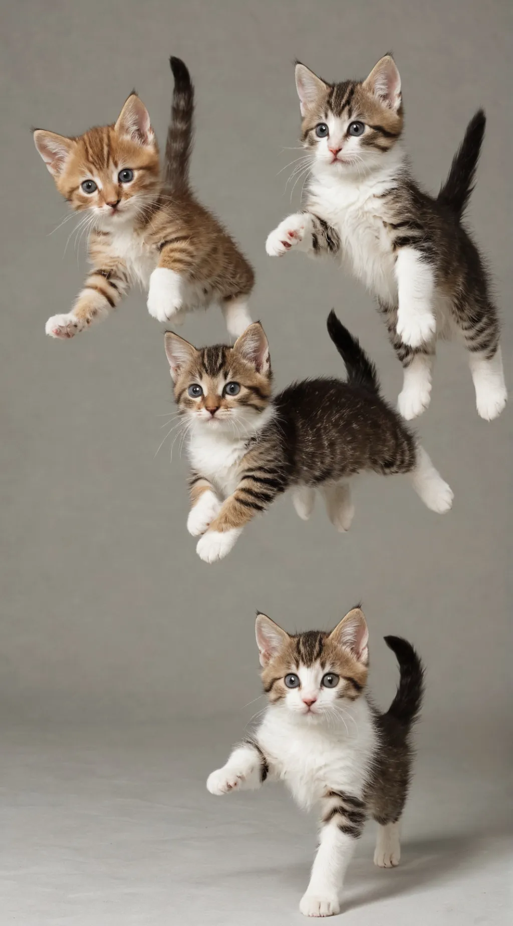 ai character: flying kittens  background