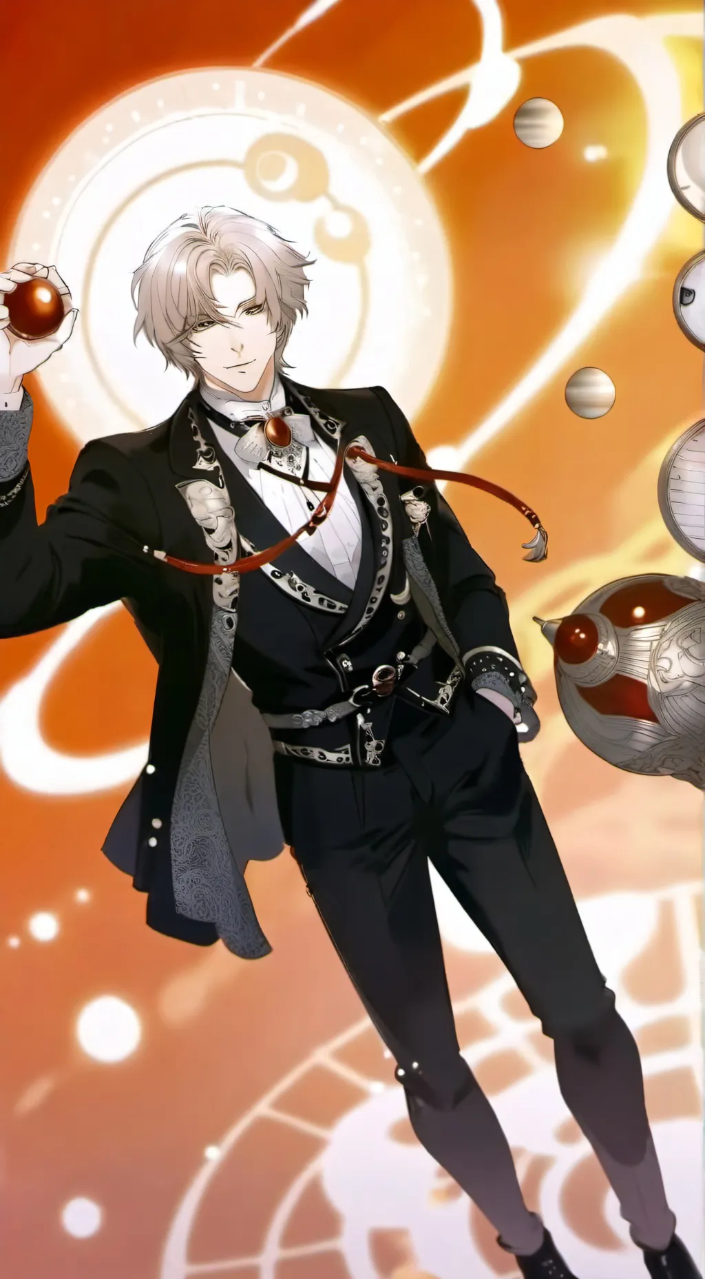 ai character: Space giant background