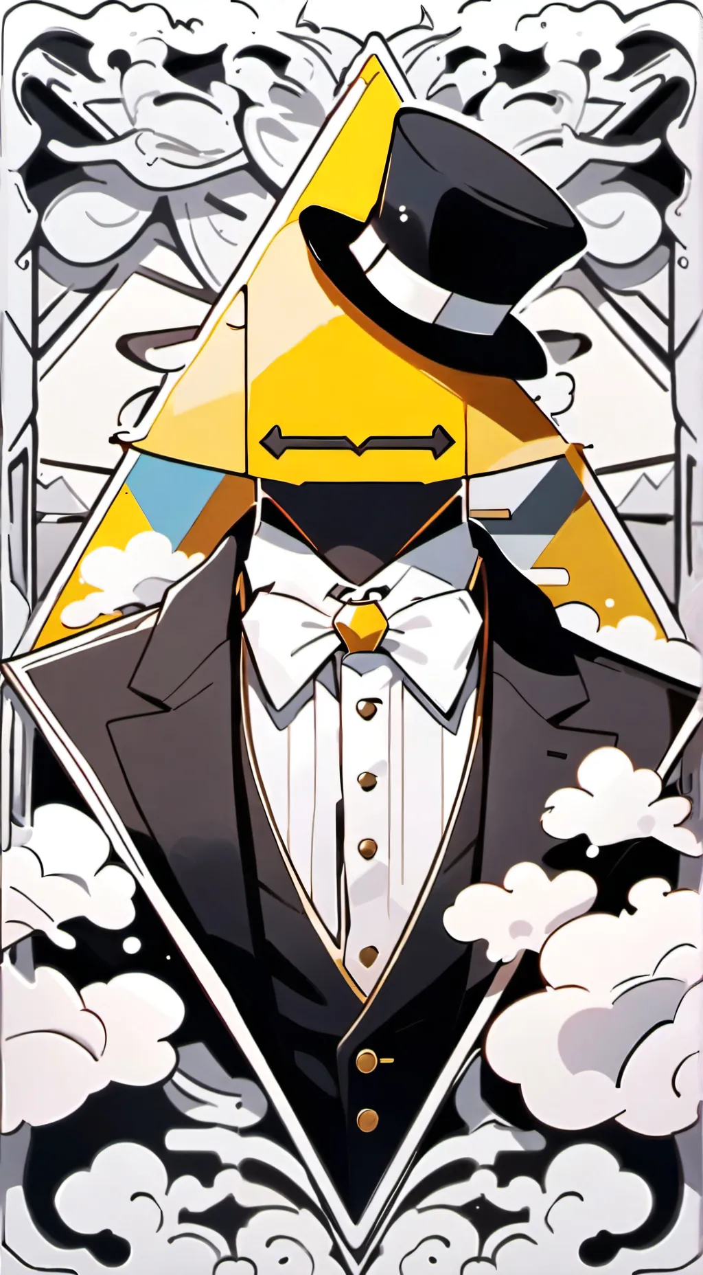 ai character: Bill×Dipper background