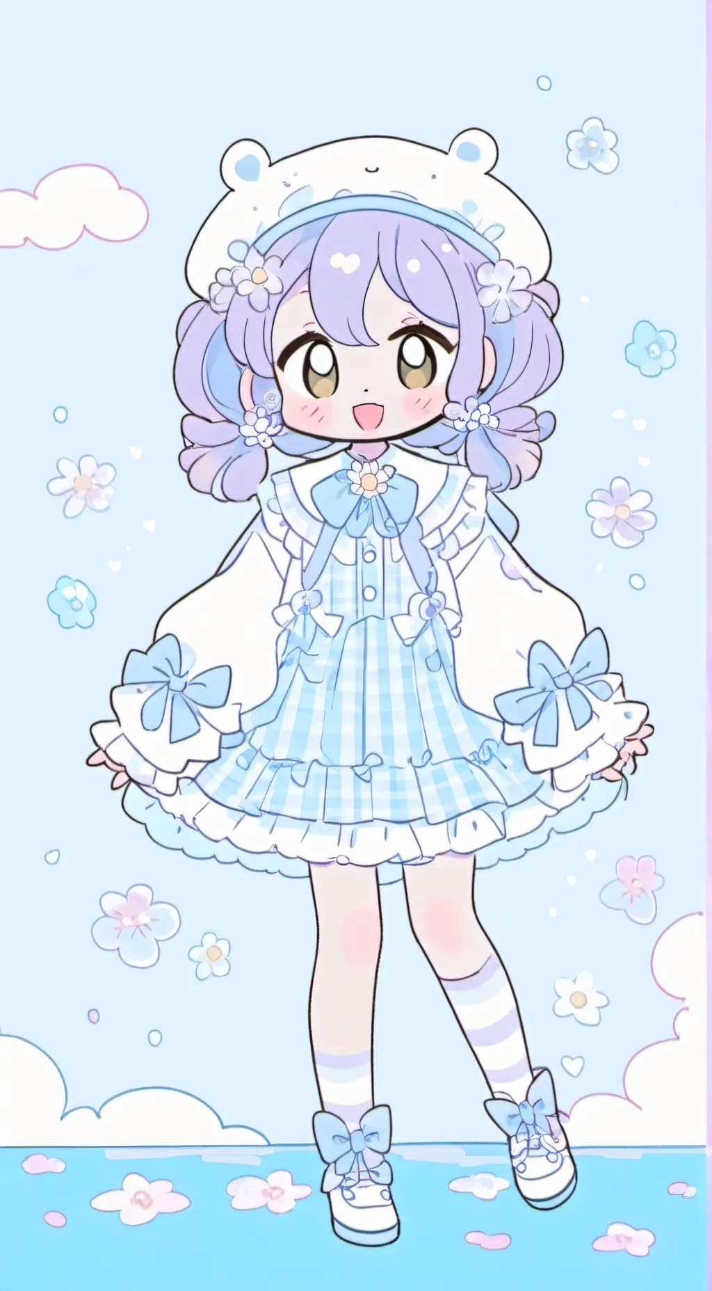 ai character: ana☺️ background