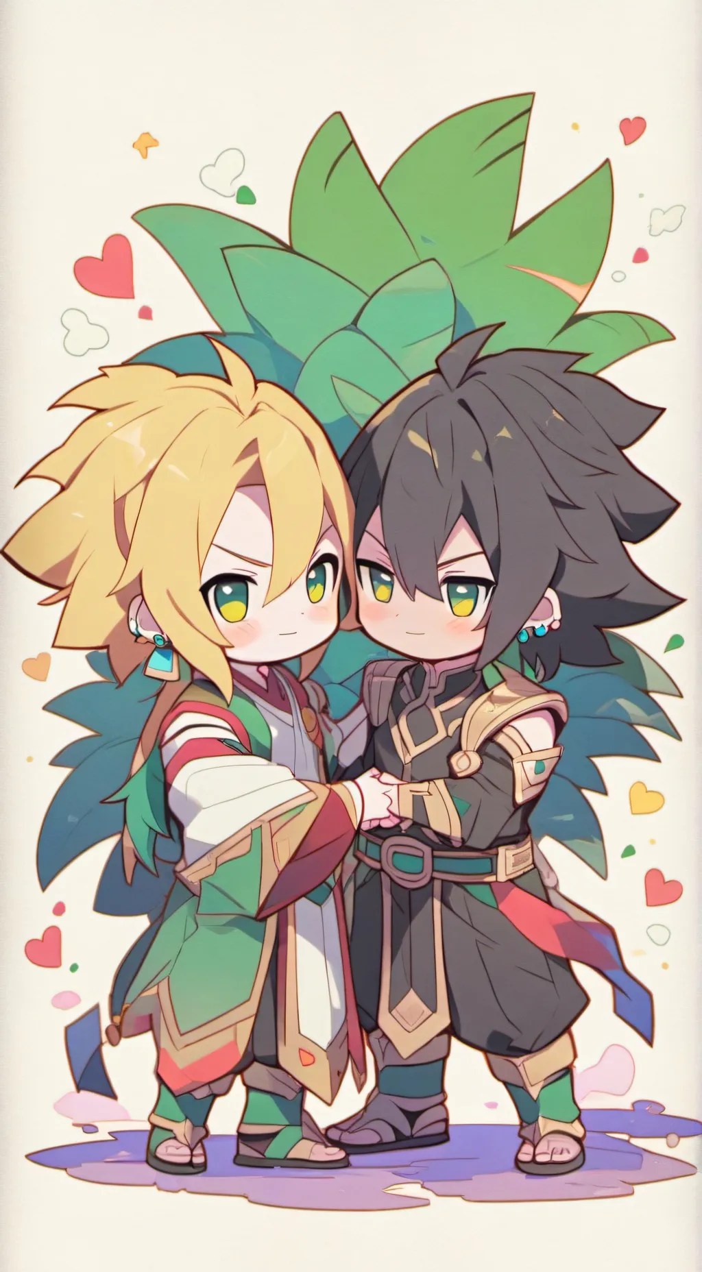 ai character: Goo love story  background