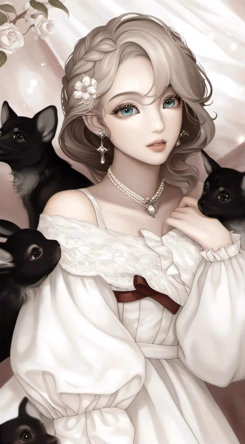 ai character: Olivia ￼ background