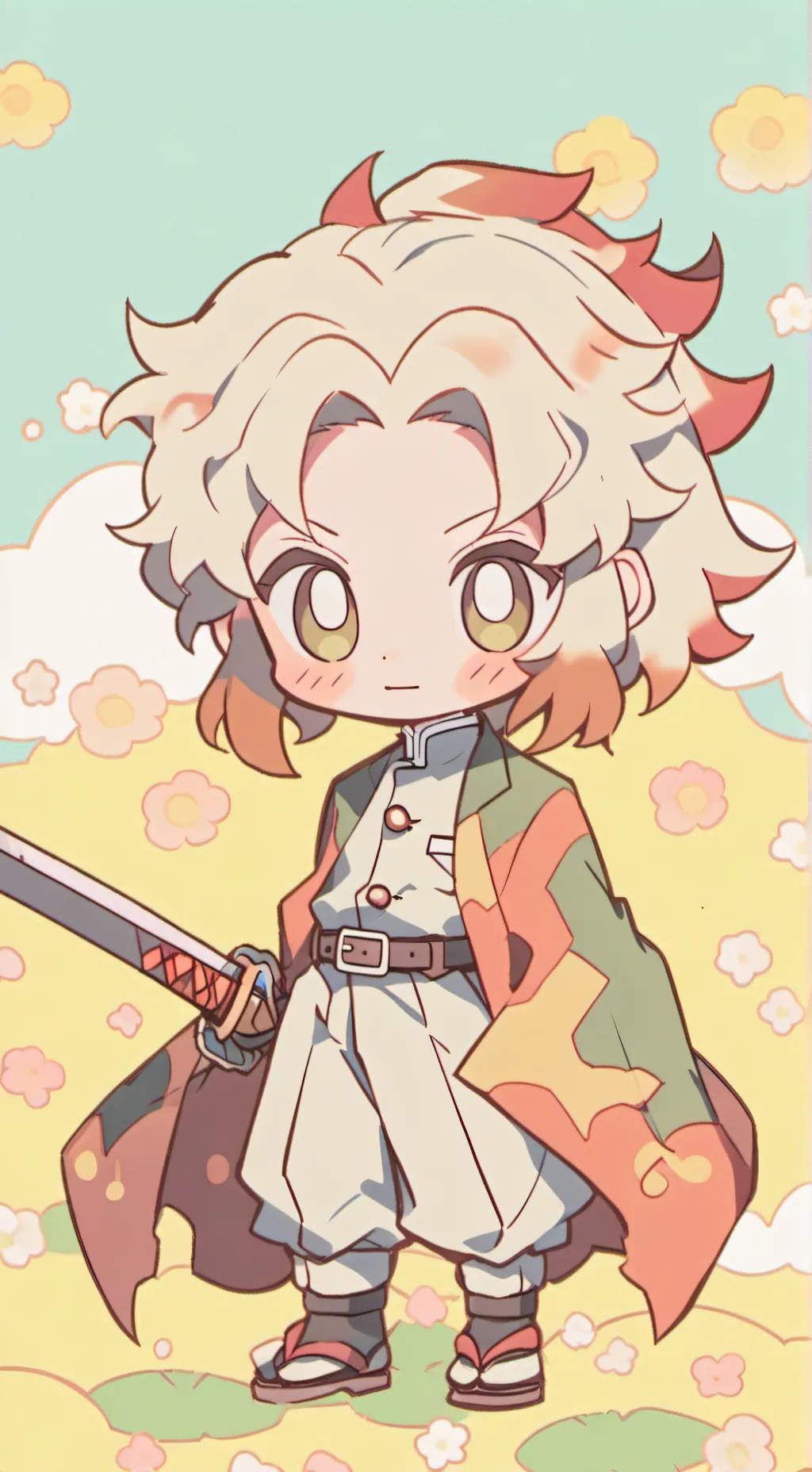 ai character: irmã do rengoku background