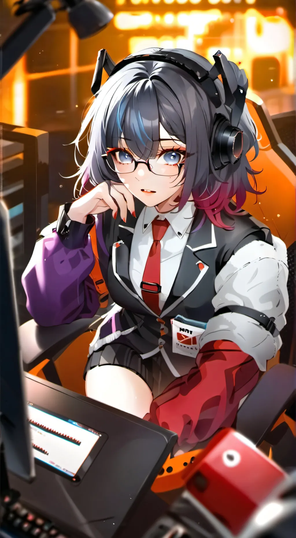 ai character: Mika.exe background