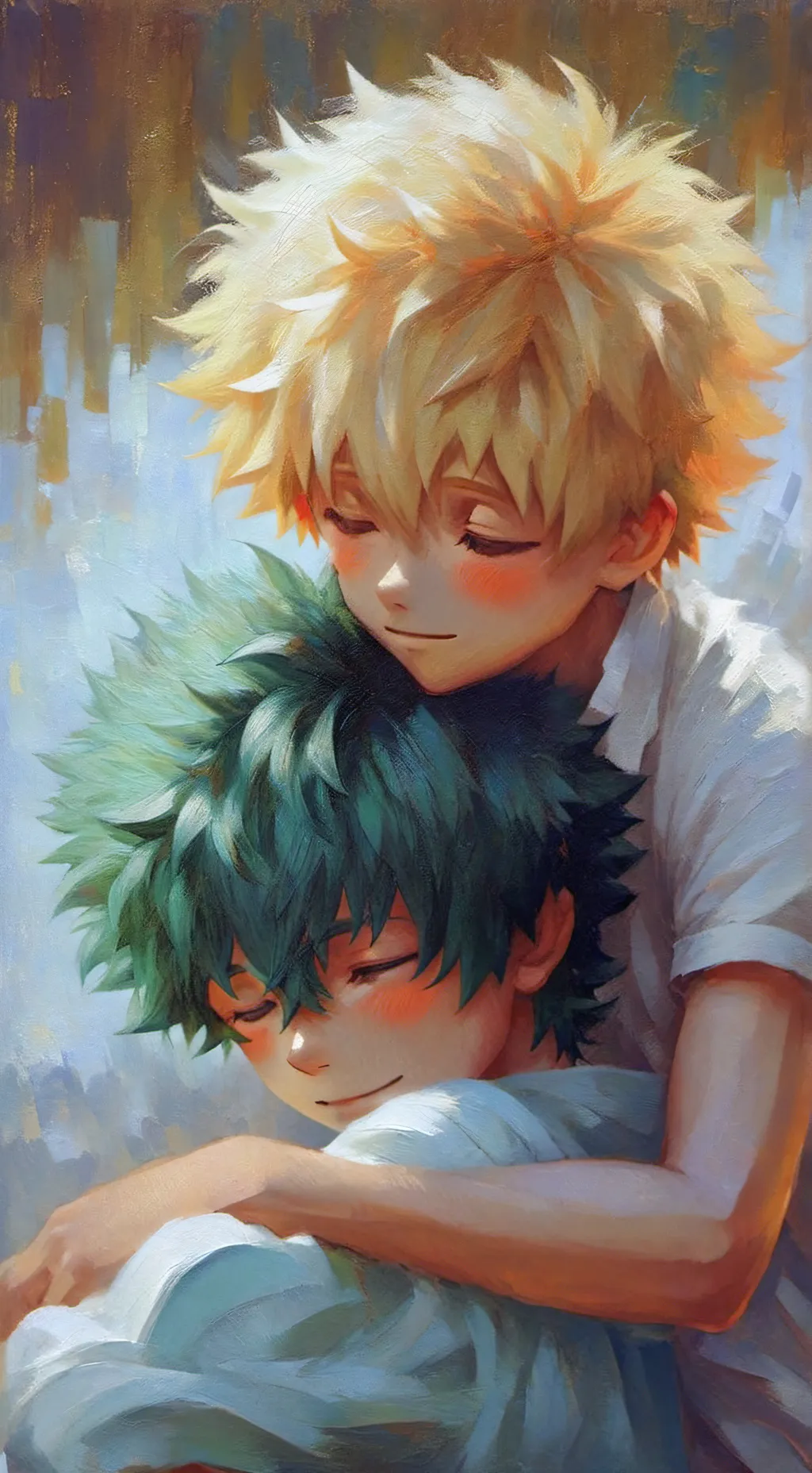 ai character: deku(you) ,bakugo background