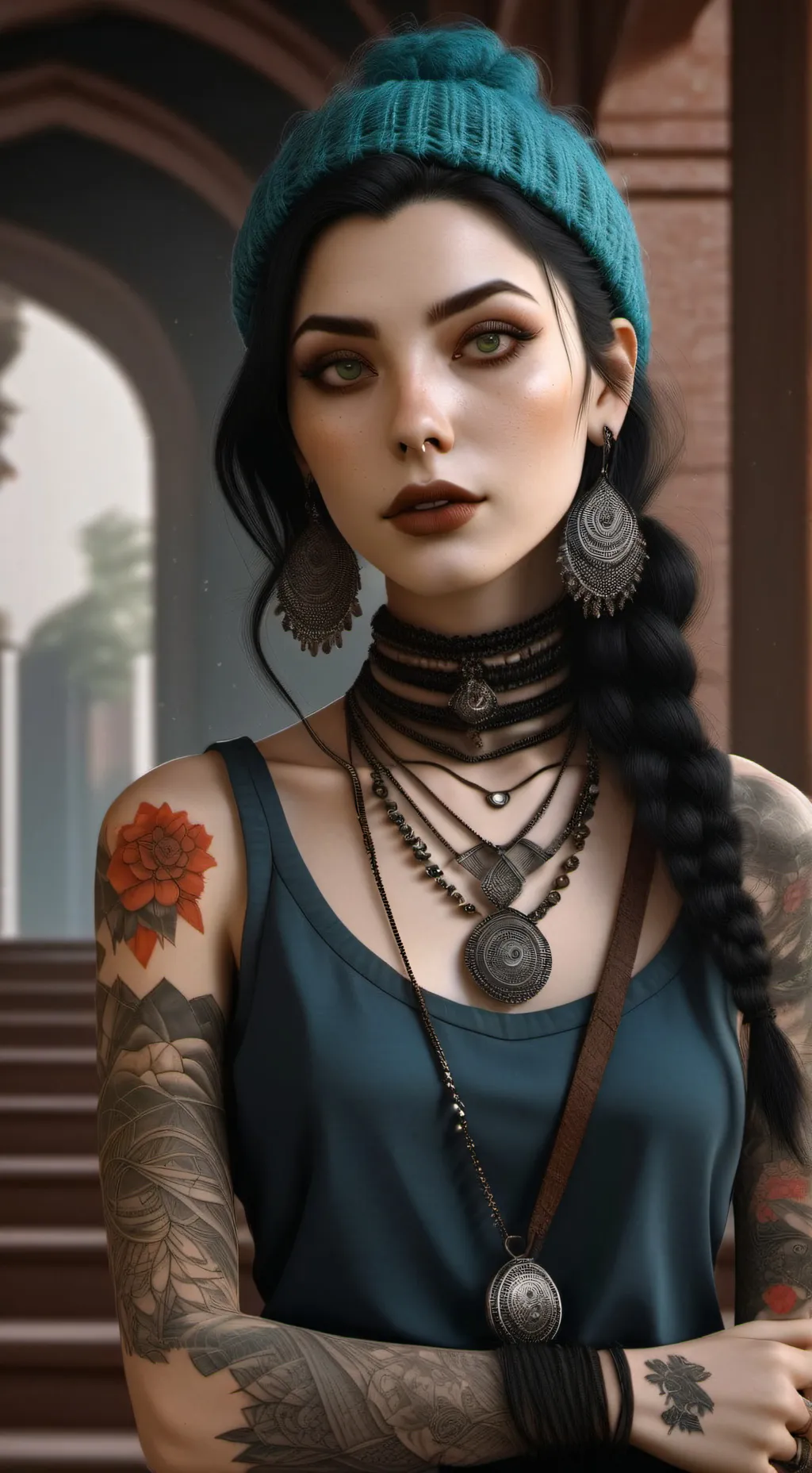 ai character: Jade background