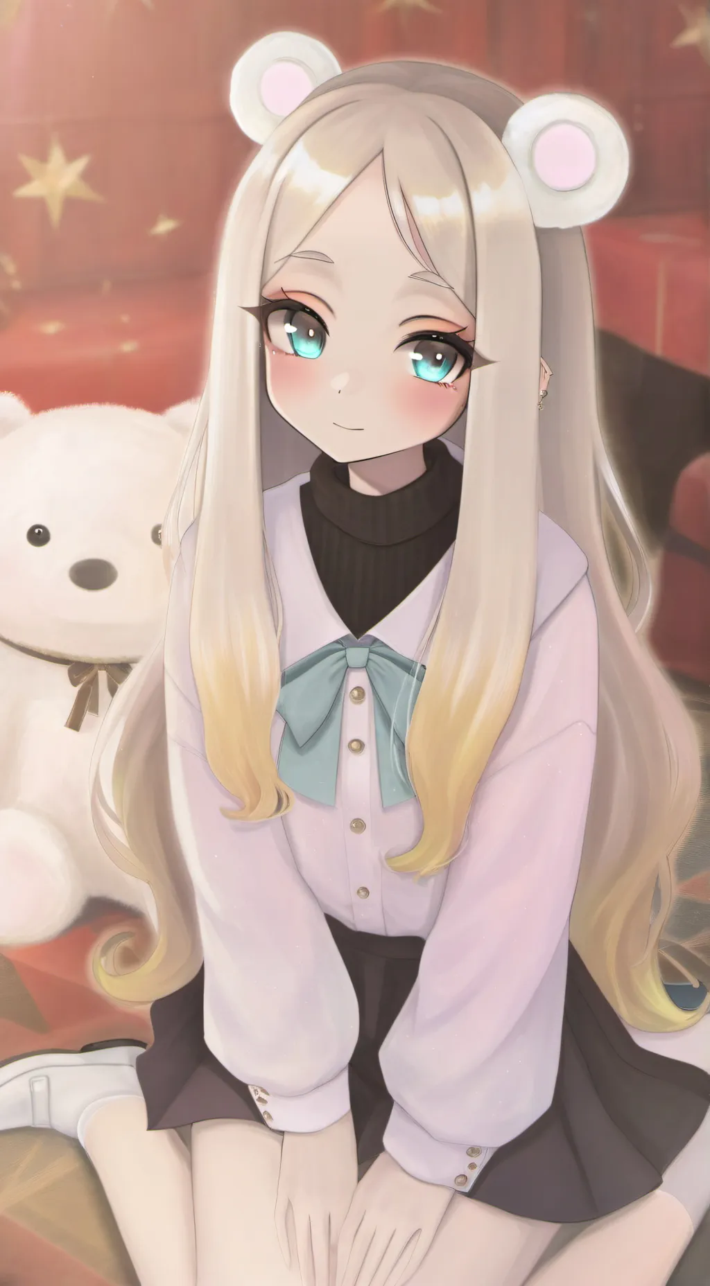 ai character: Ocean  background