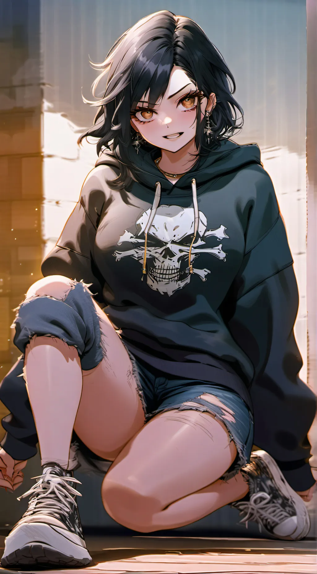 ai character: Lila Blackwood  background