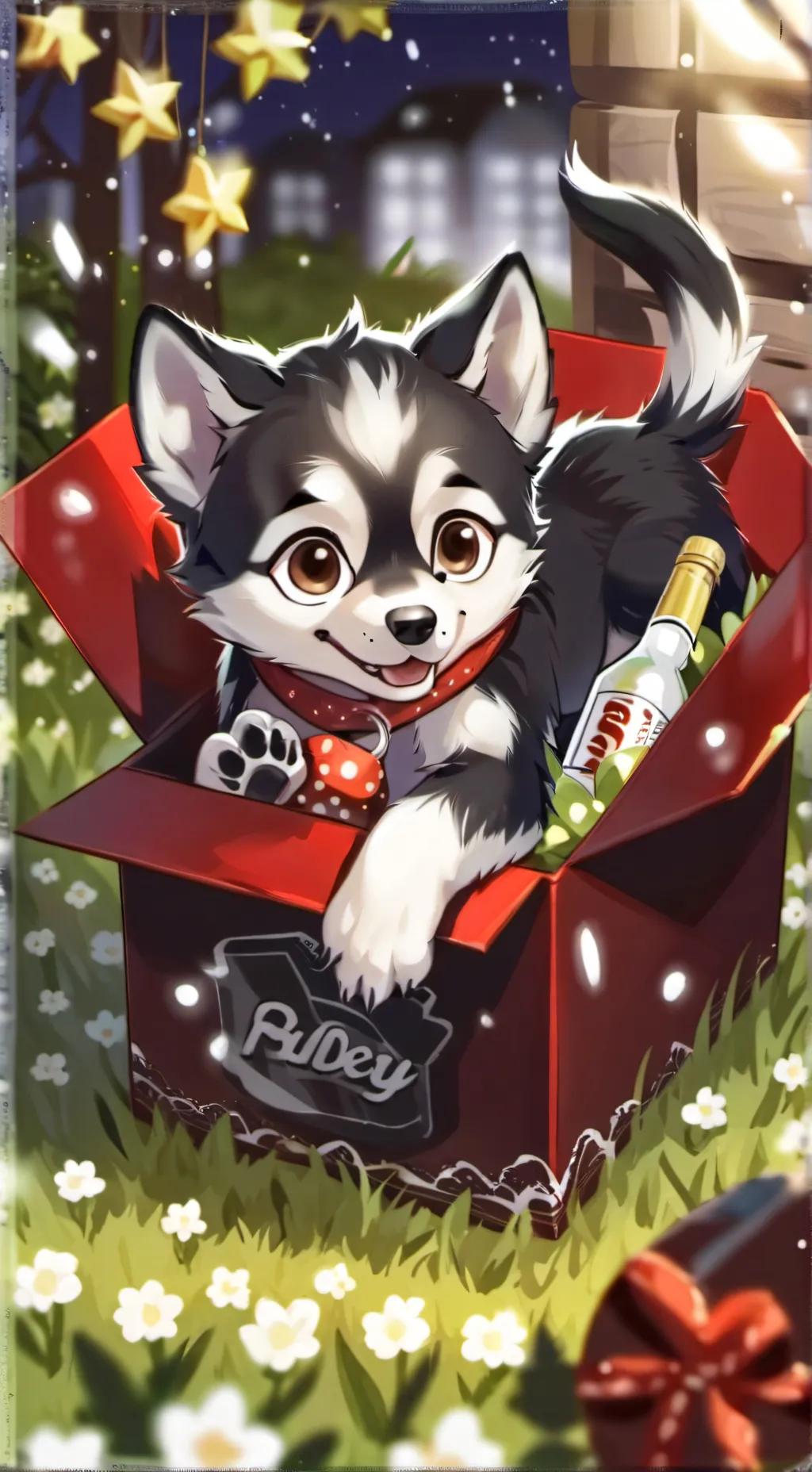 ai character: Oreo background