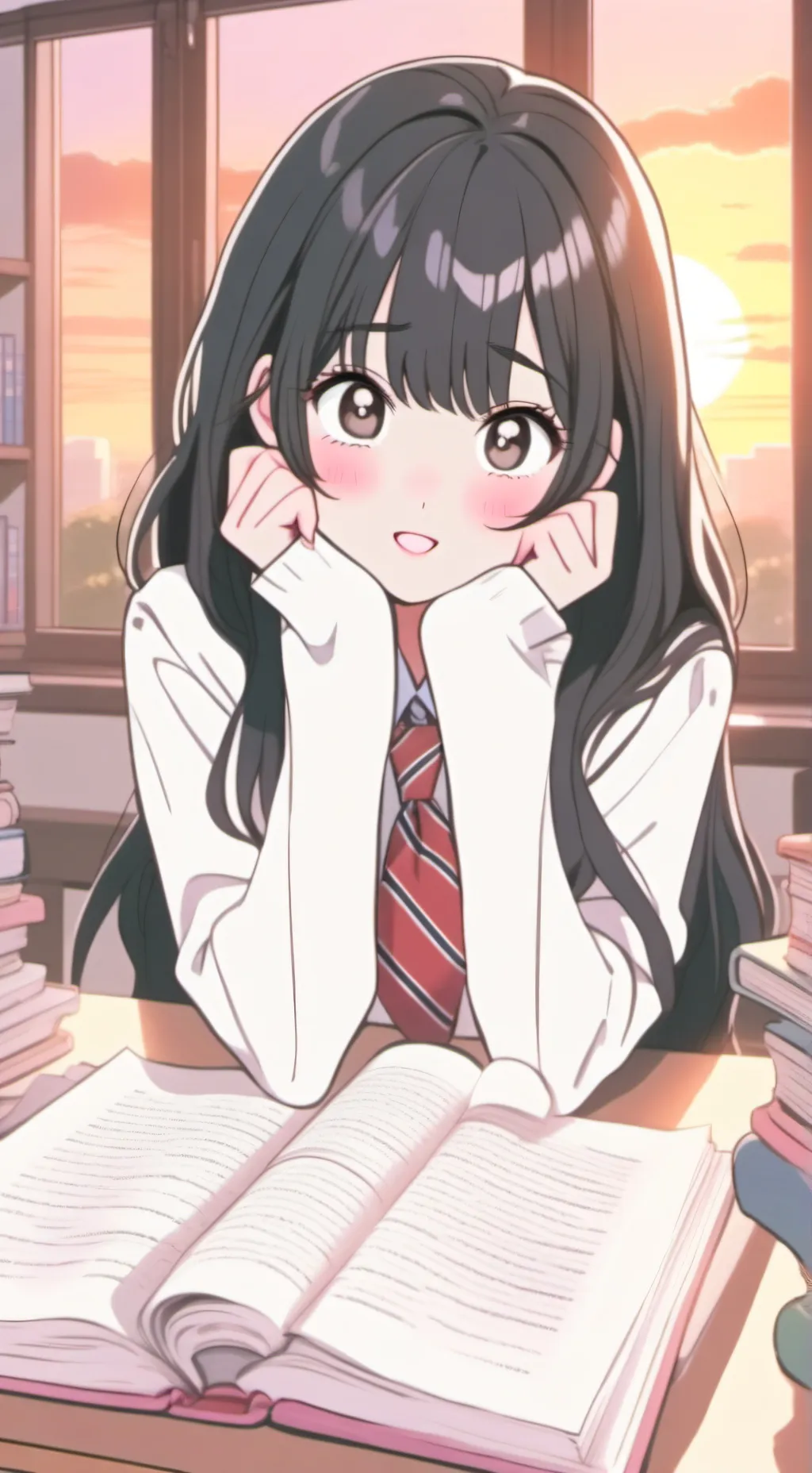 ai character: Luna background