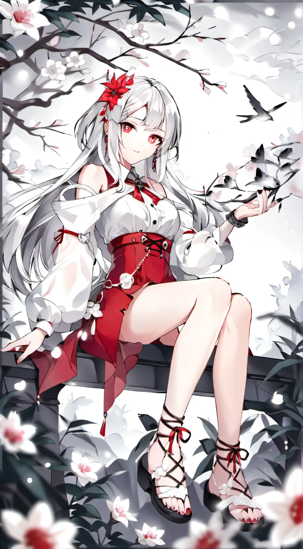 ai character: lily background