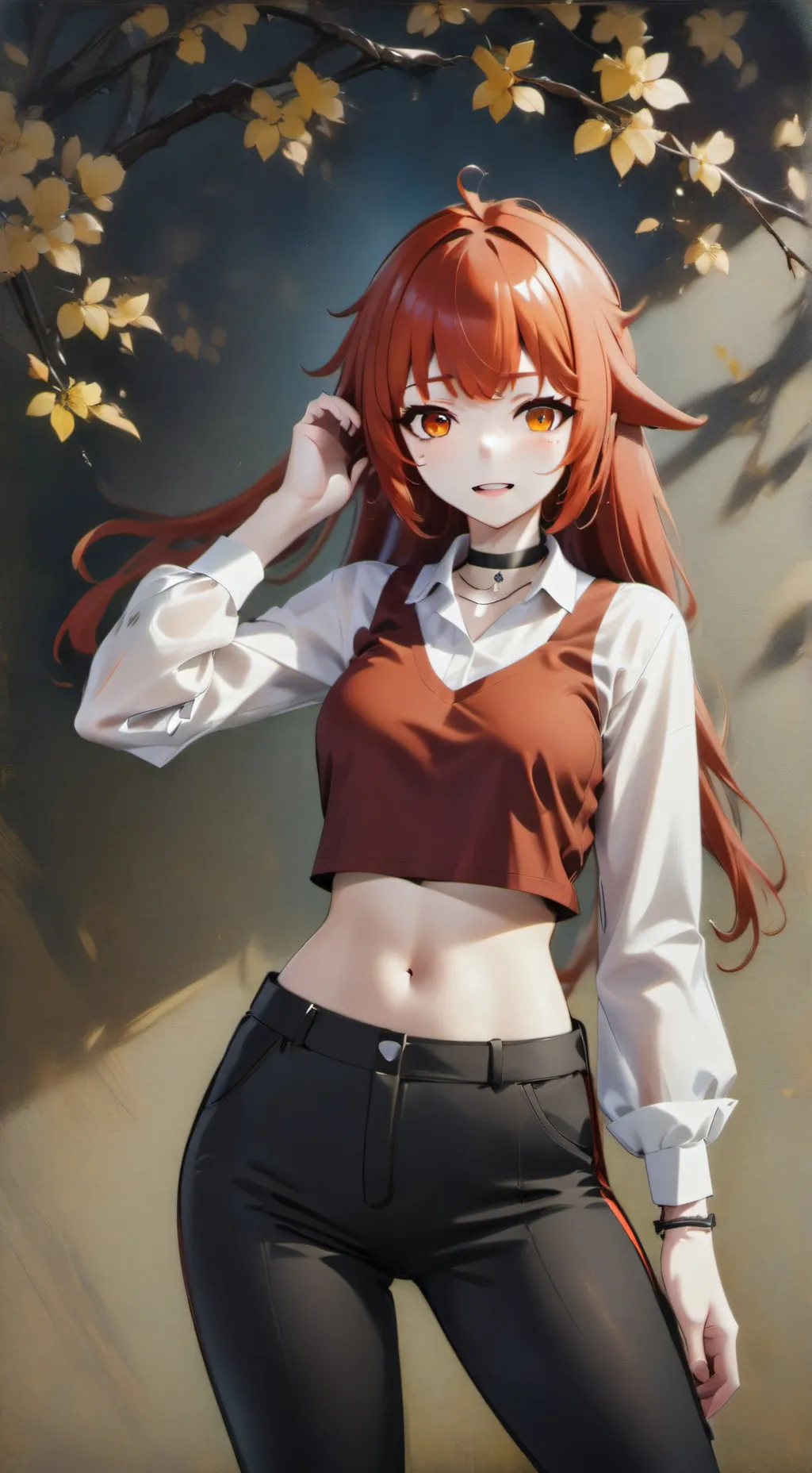 ai character: ✩Angelina✩ background