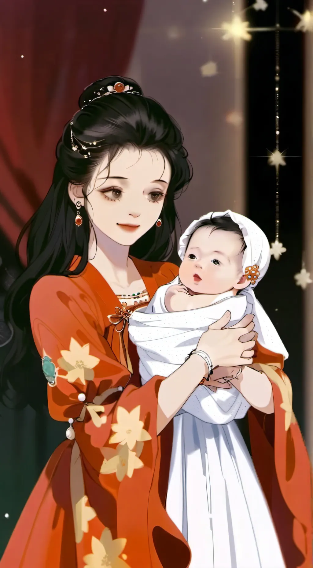 ai character: Queen Never Cry background