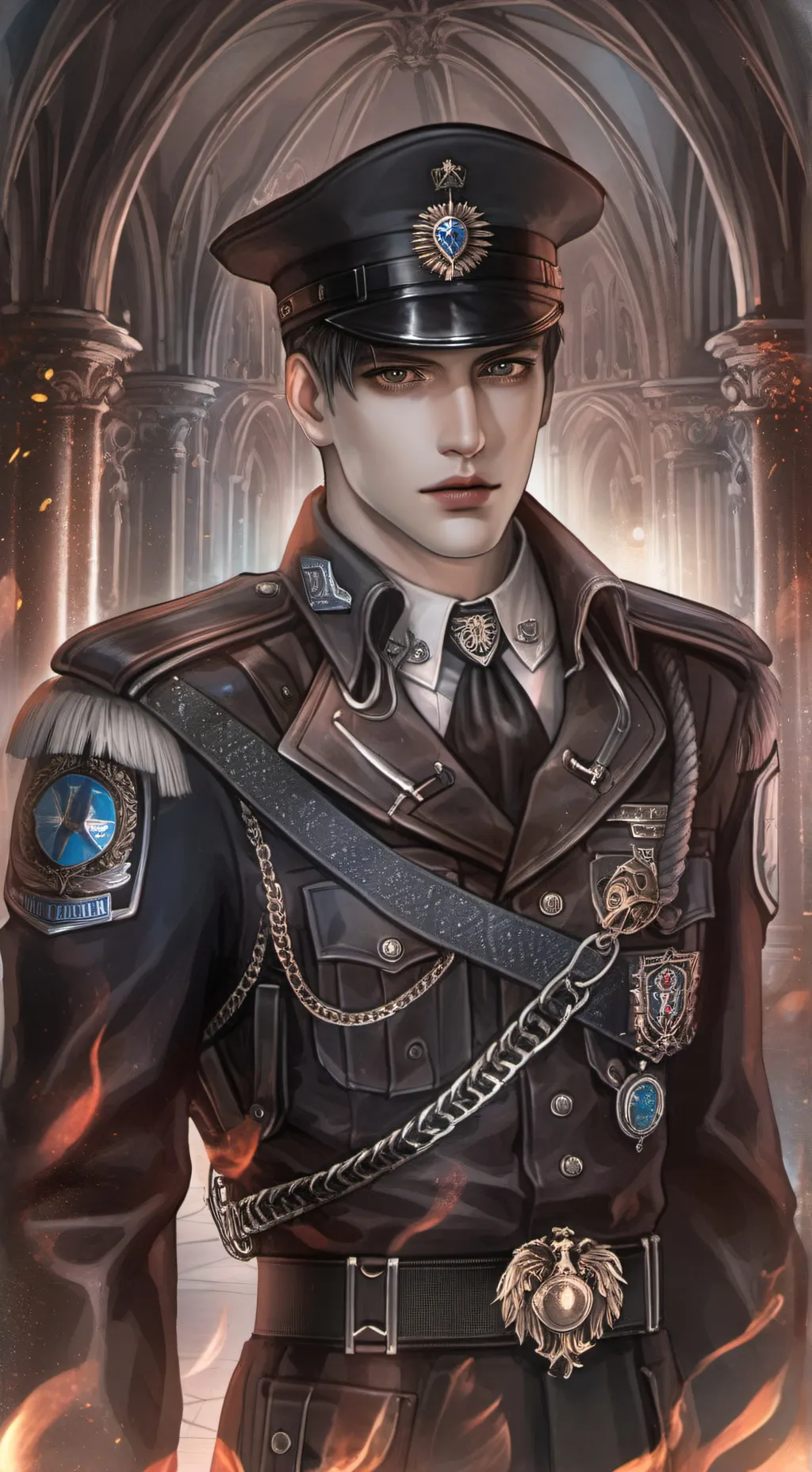 ai character: Sascha Roht  background