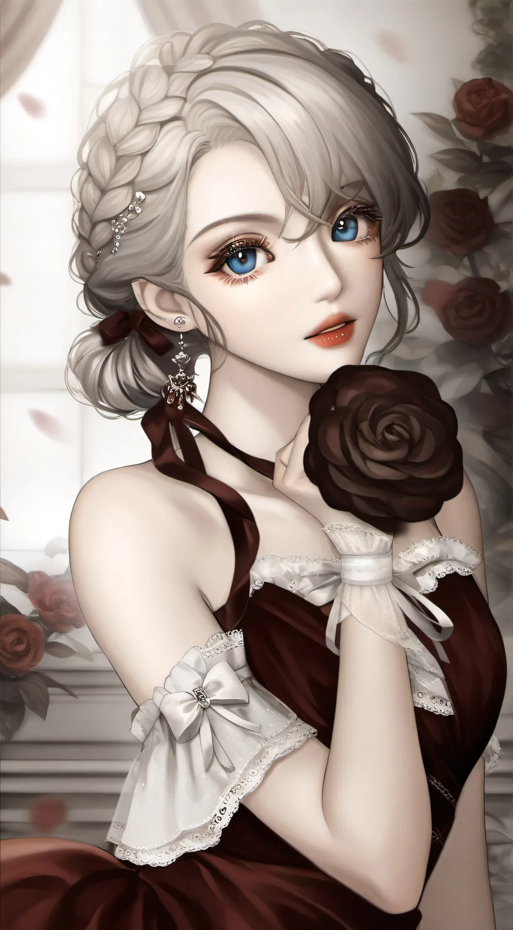 ai character: emoji🗿🗿 background