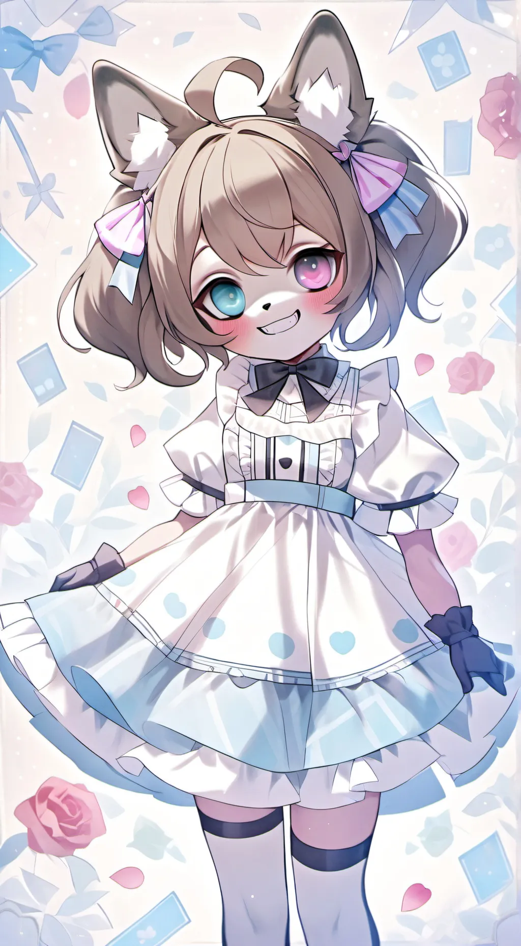 ai character: mha X U background