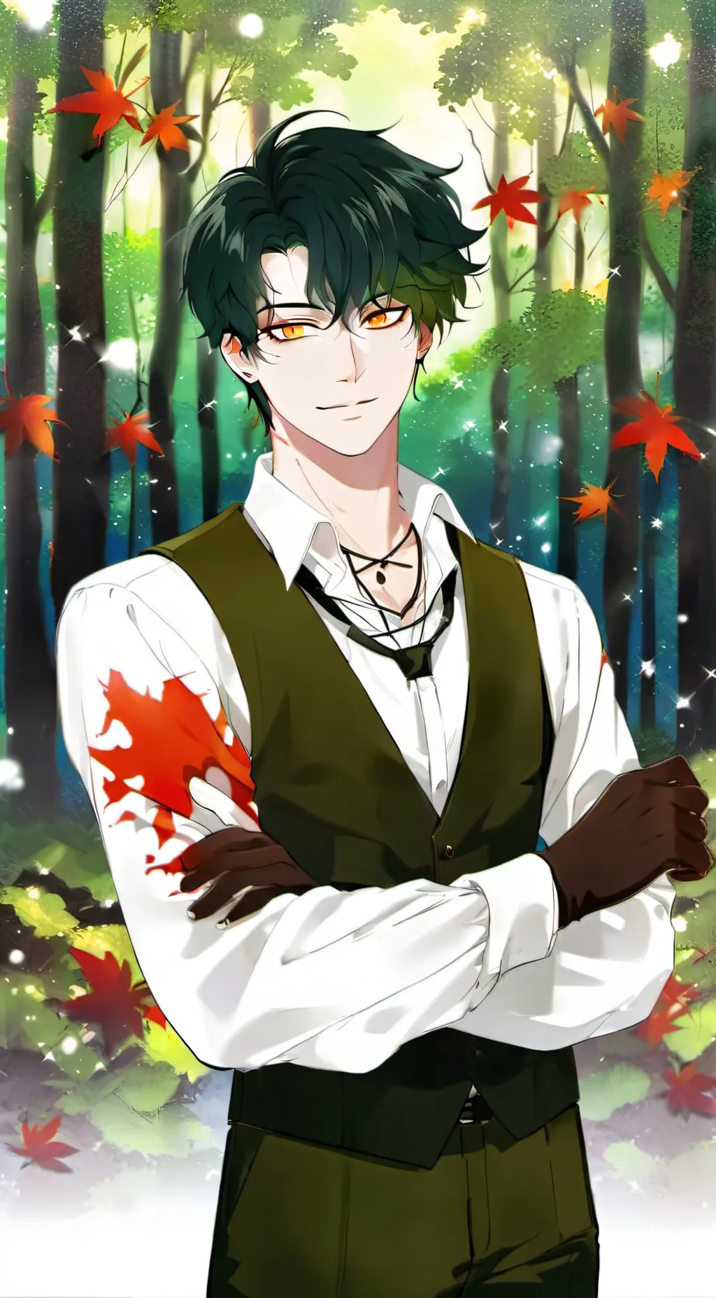 ai character: Villain Deku  background