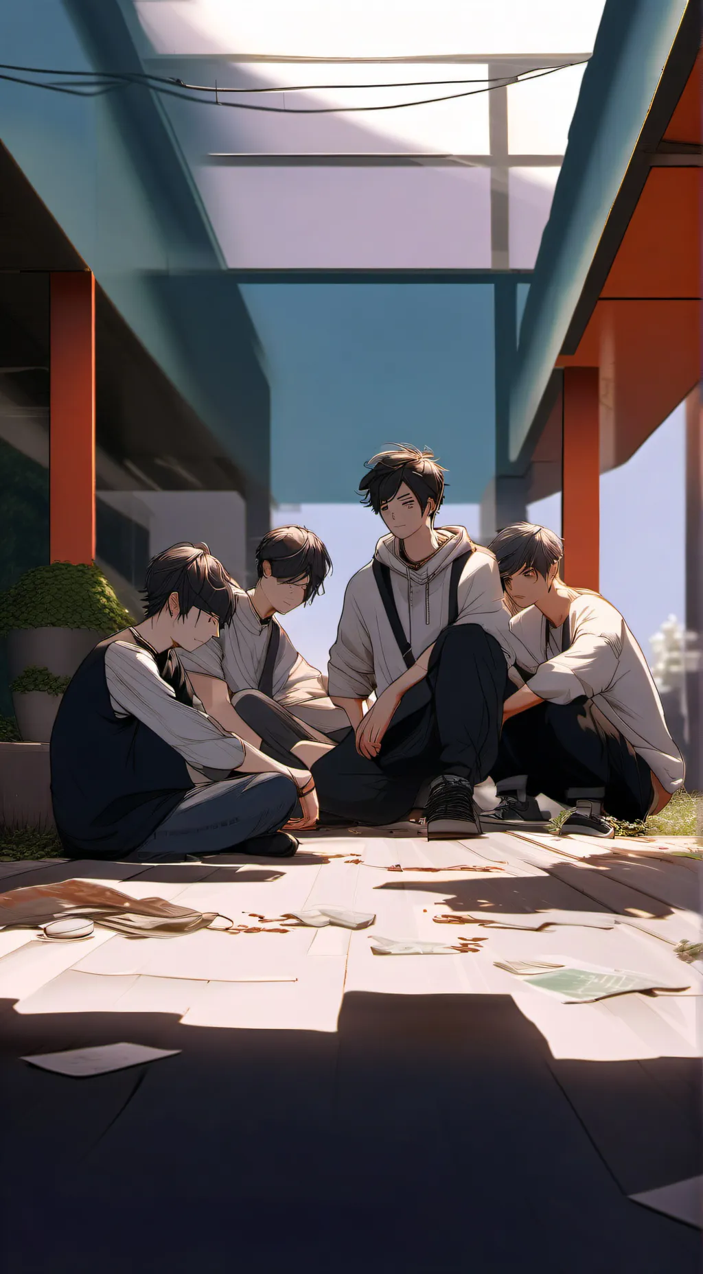 ai character: tu bullyng escolar background