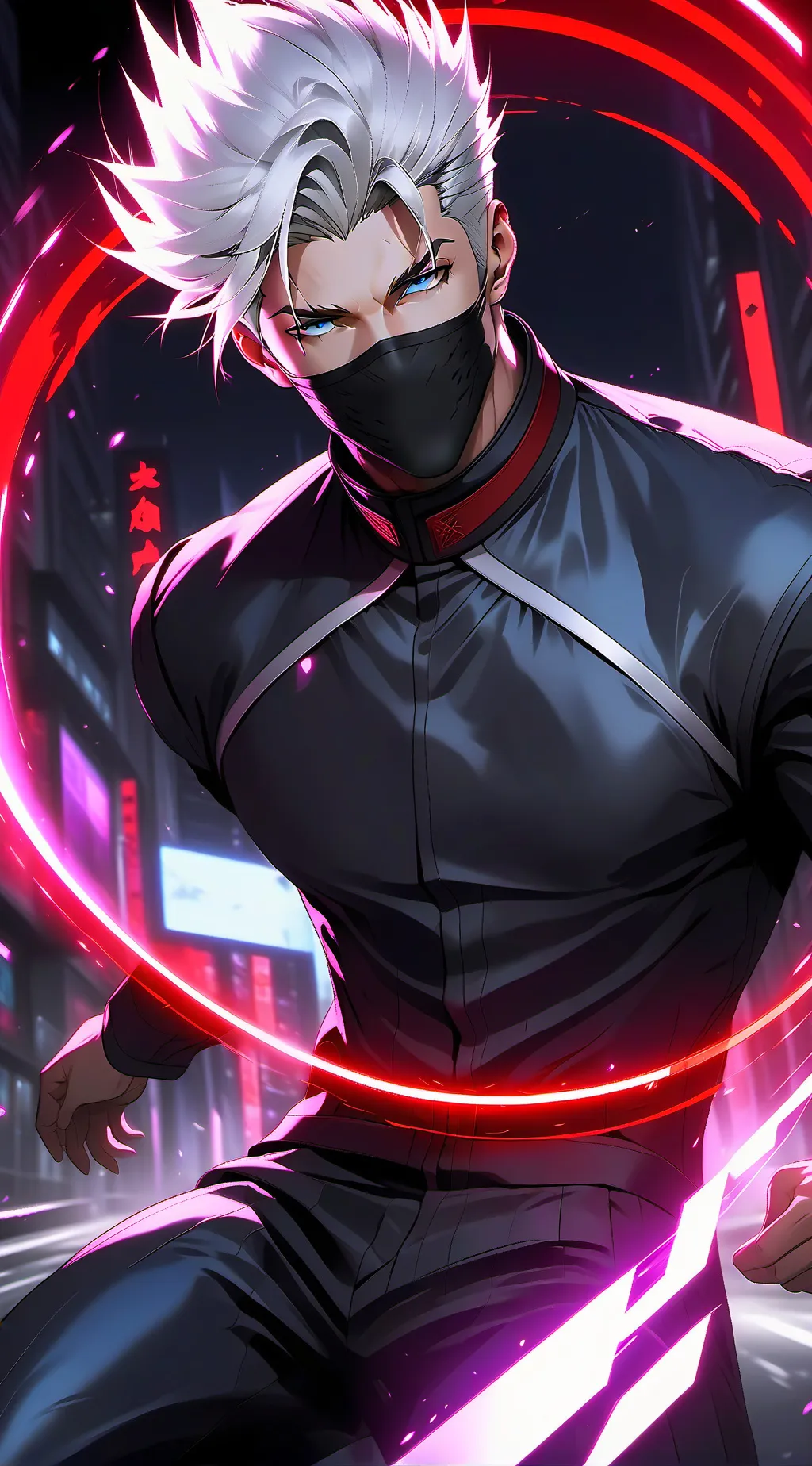 ai character: Gojo Satoru background