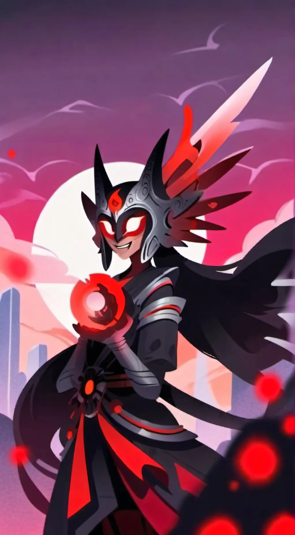 ai character: Barbie and Blitzo  background